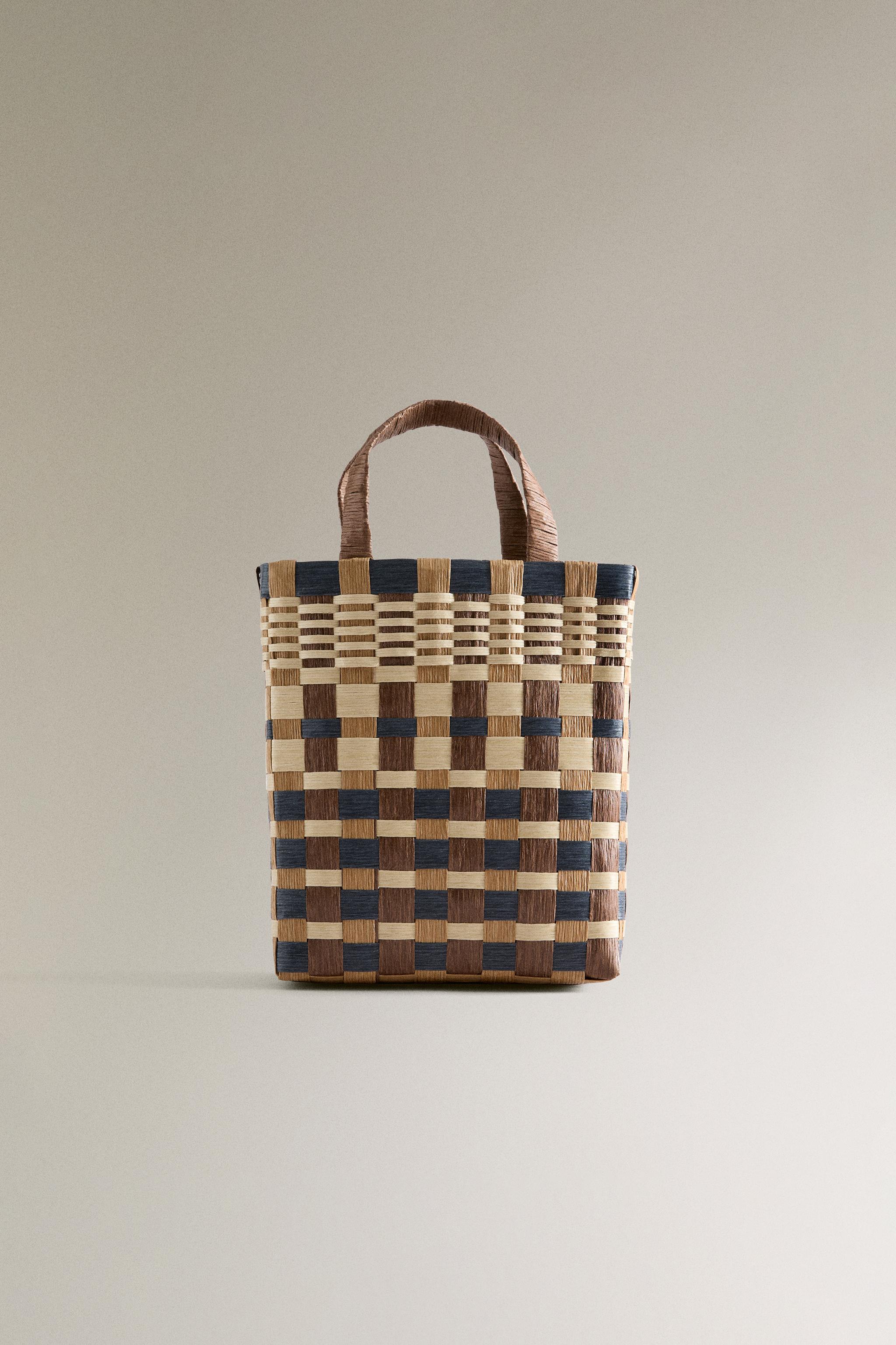 MULTICOLORED MINI SHOPPER BAG