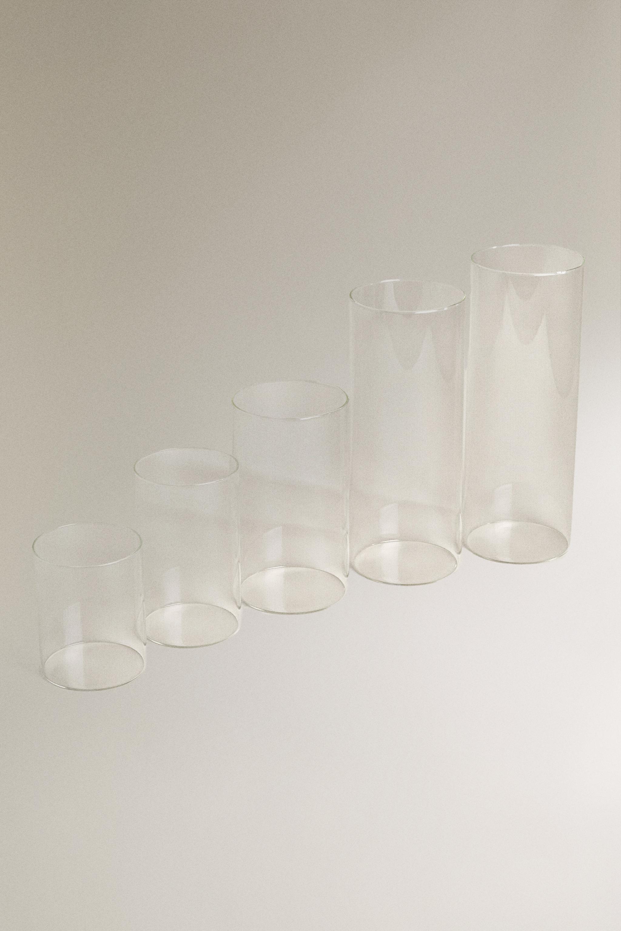 BOROSILICATE GLASS LANTERN VASE