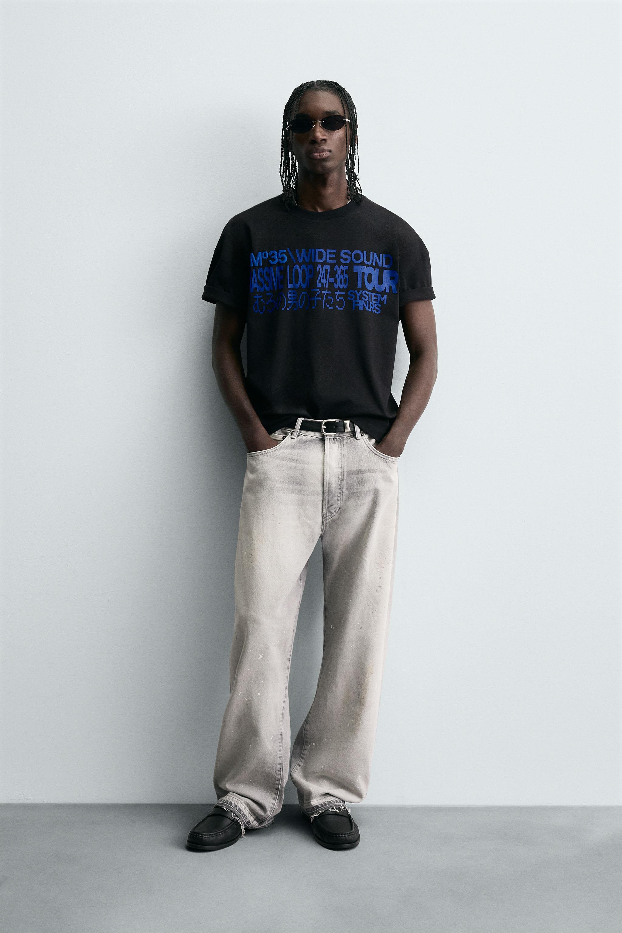 GRAPHIC TEXT T-SHIRT