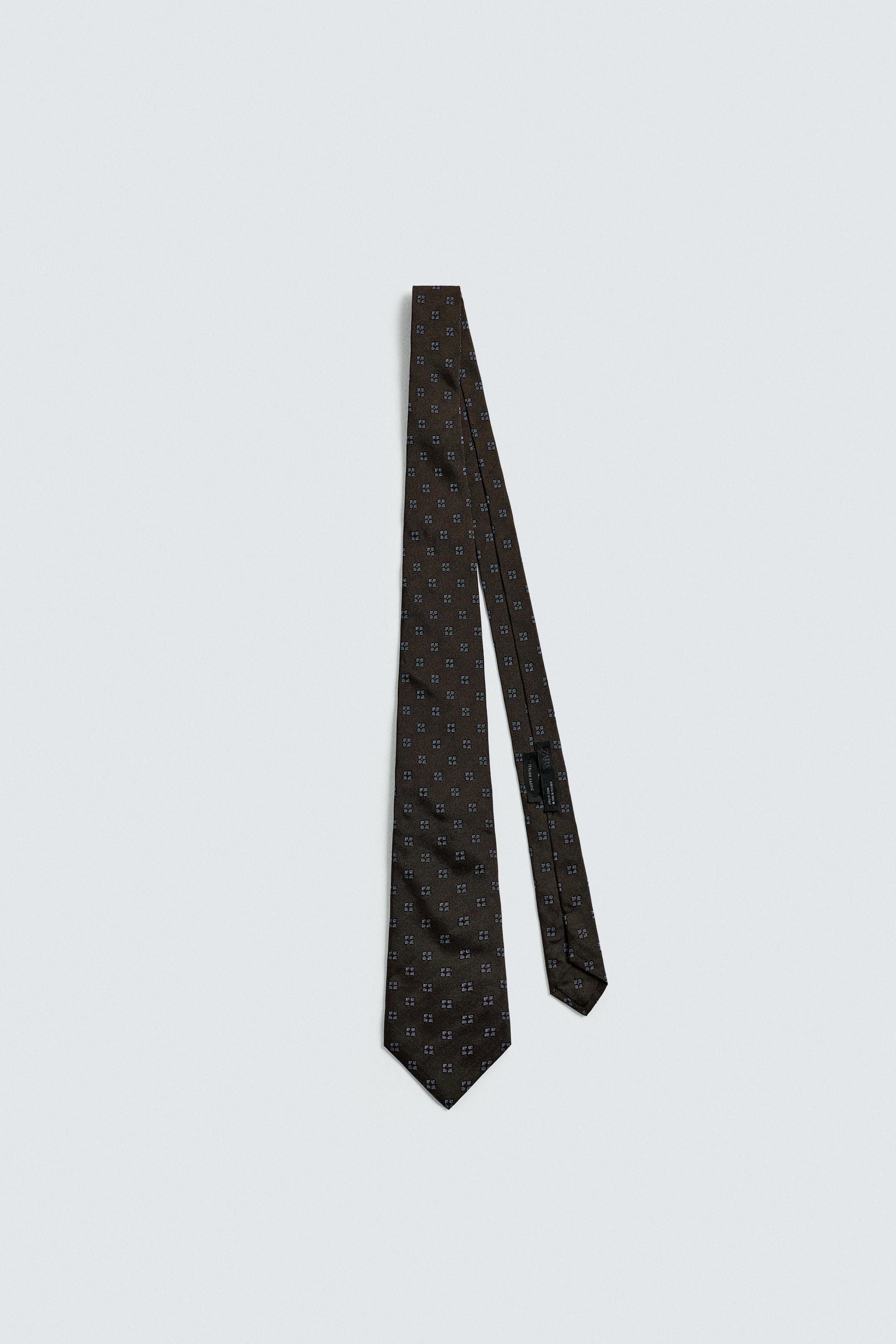 100% SILK JACQUARD TIE