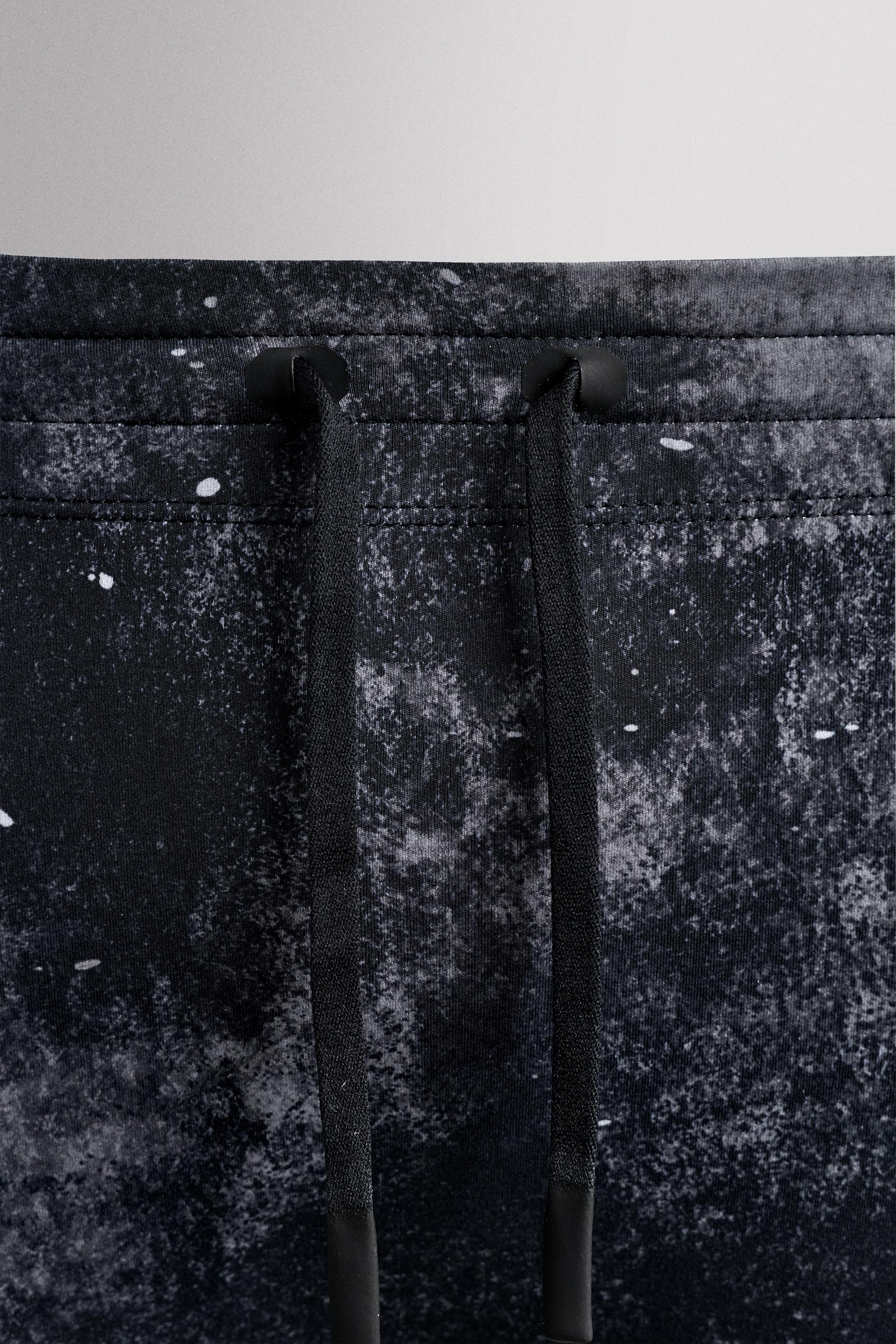 ABSTRACT PRINT RUNNING LEGGINGS