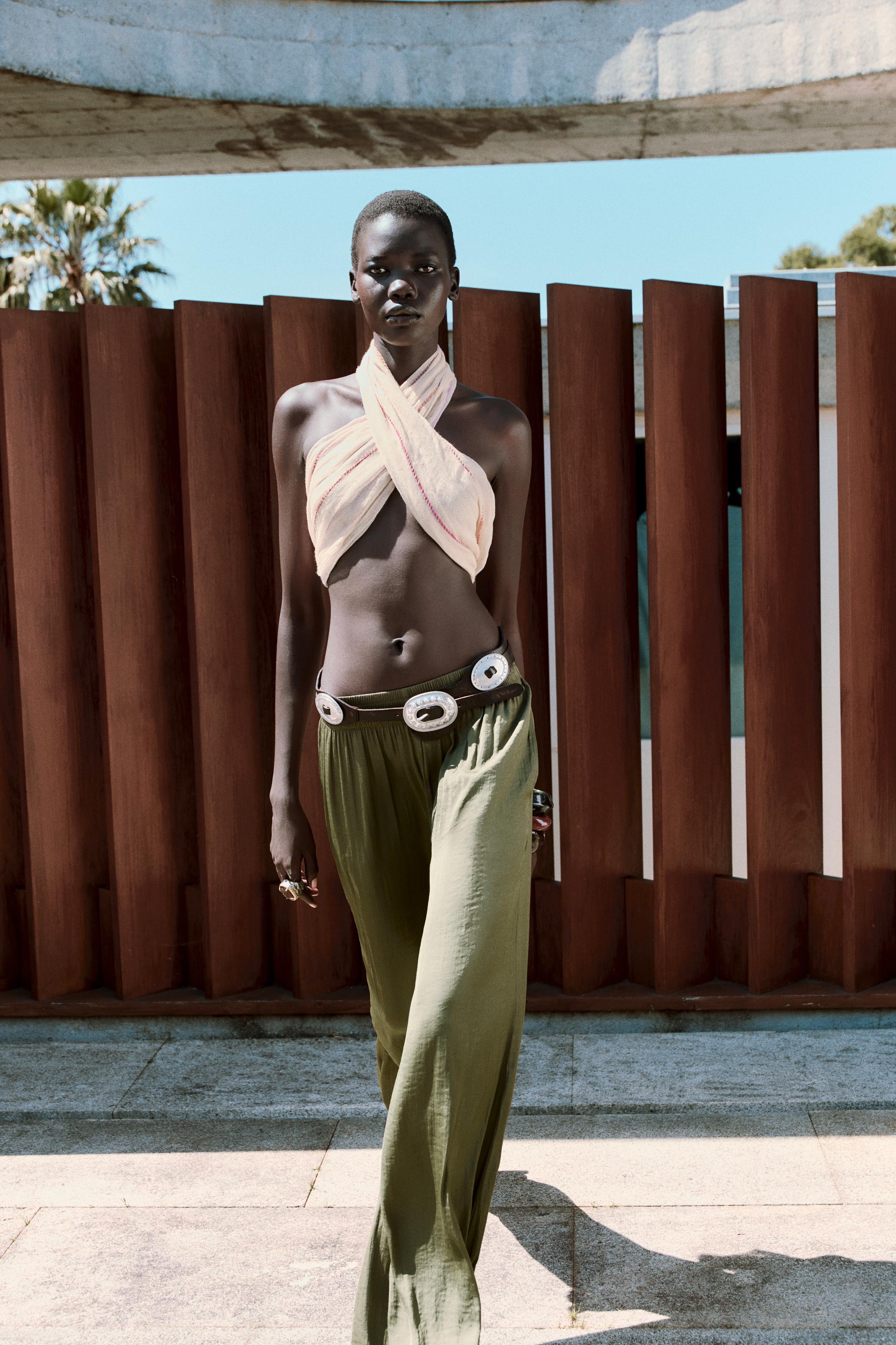 FLOWY WIDE LEG PANTS