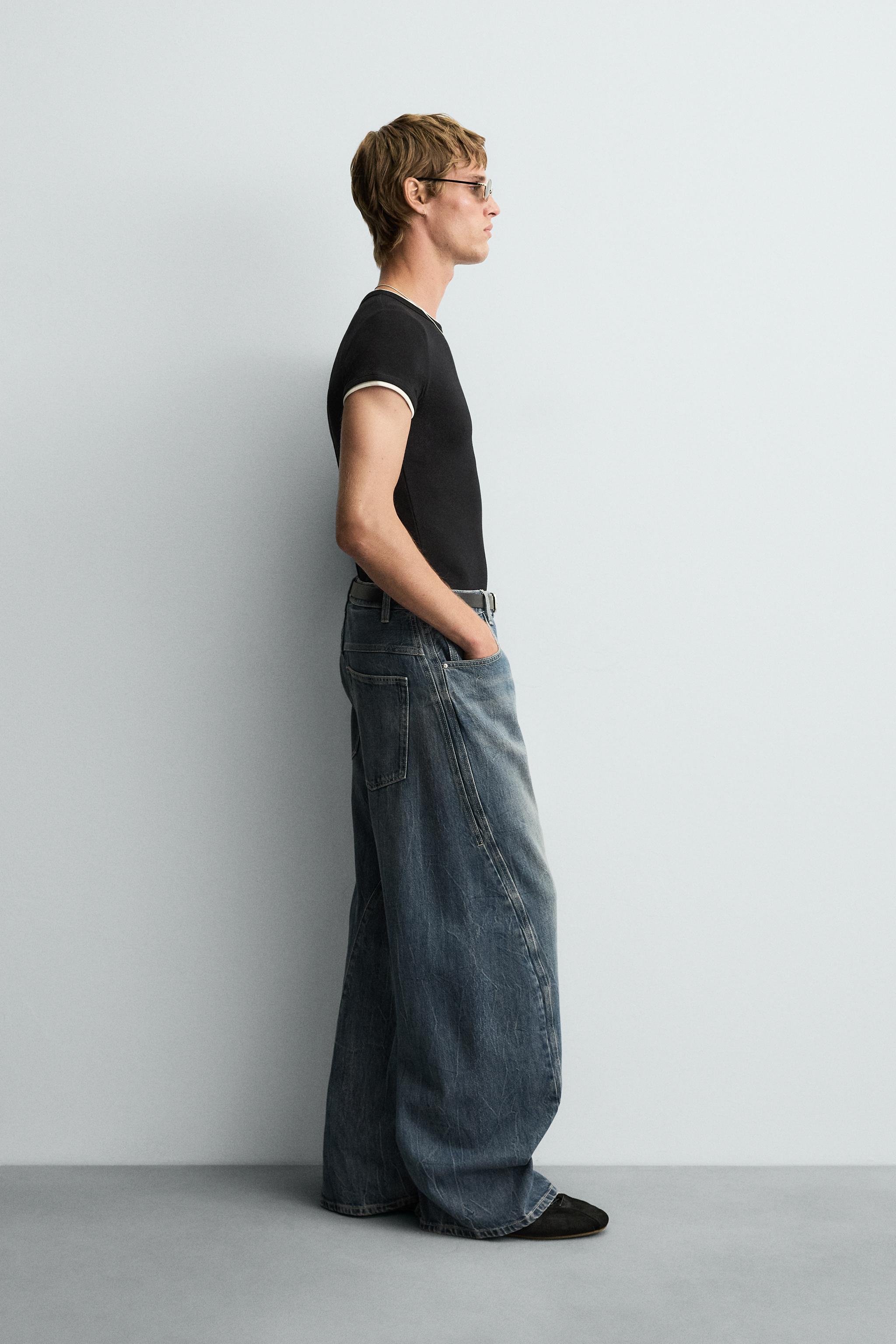 BAGGY FIT TWISTED SEAM JEANS