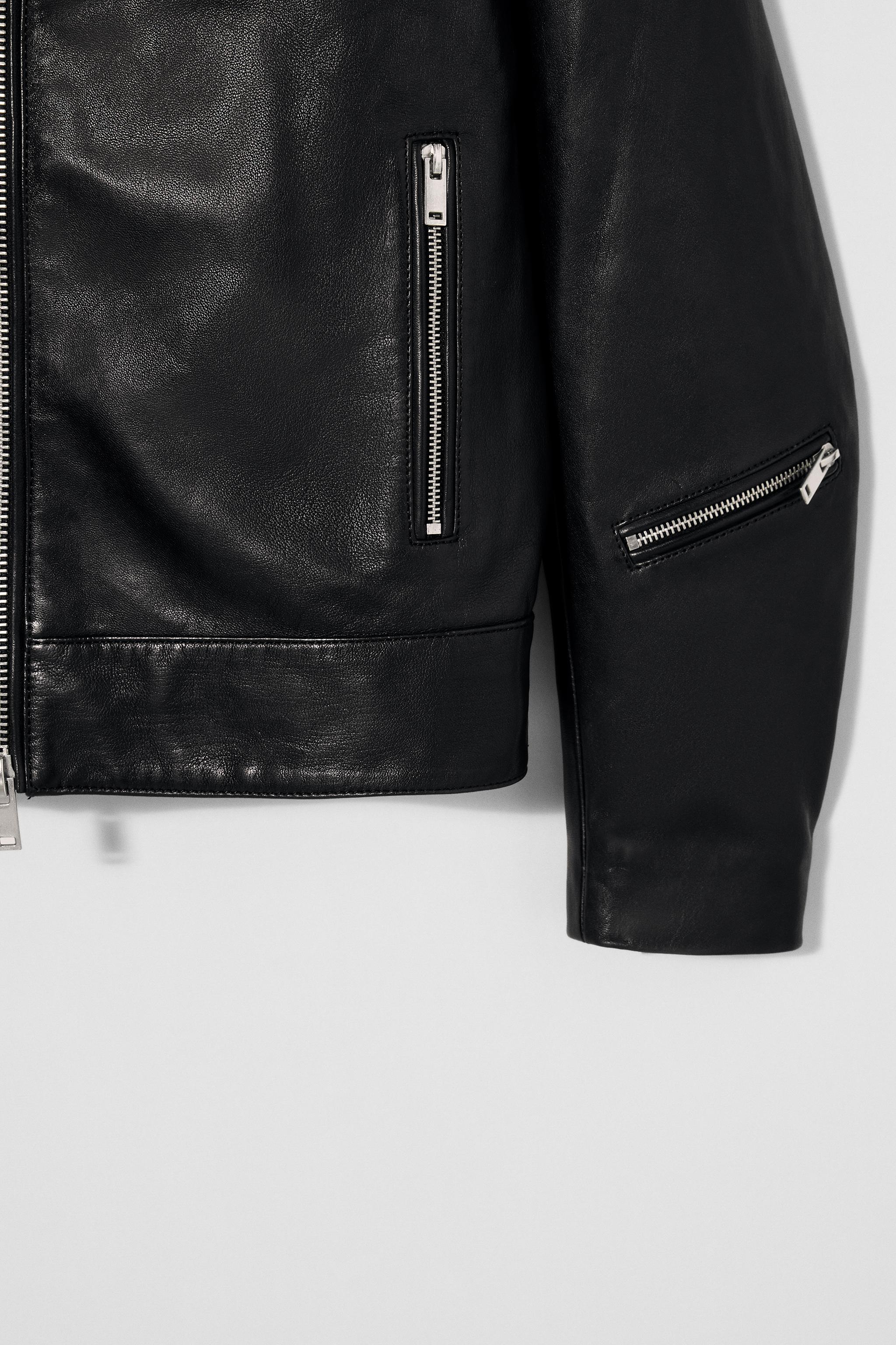 LEATHER JACKET BOBBY GILLESPIE X ZARA