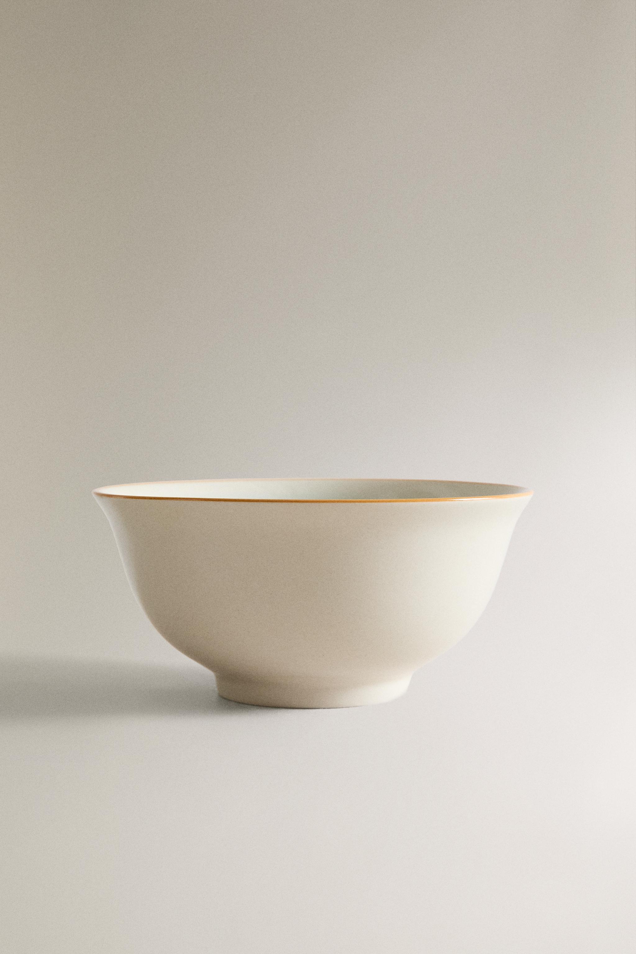 STONEWARE BOWL WITH ICE CREAM DESIGN