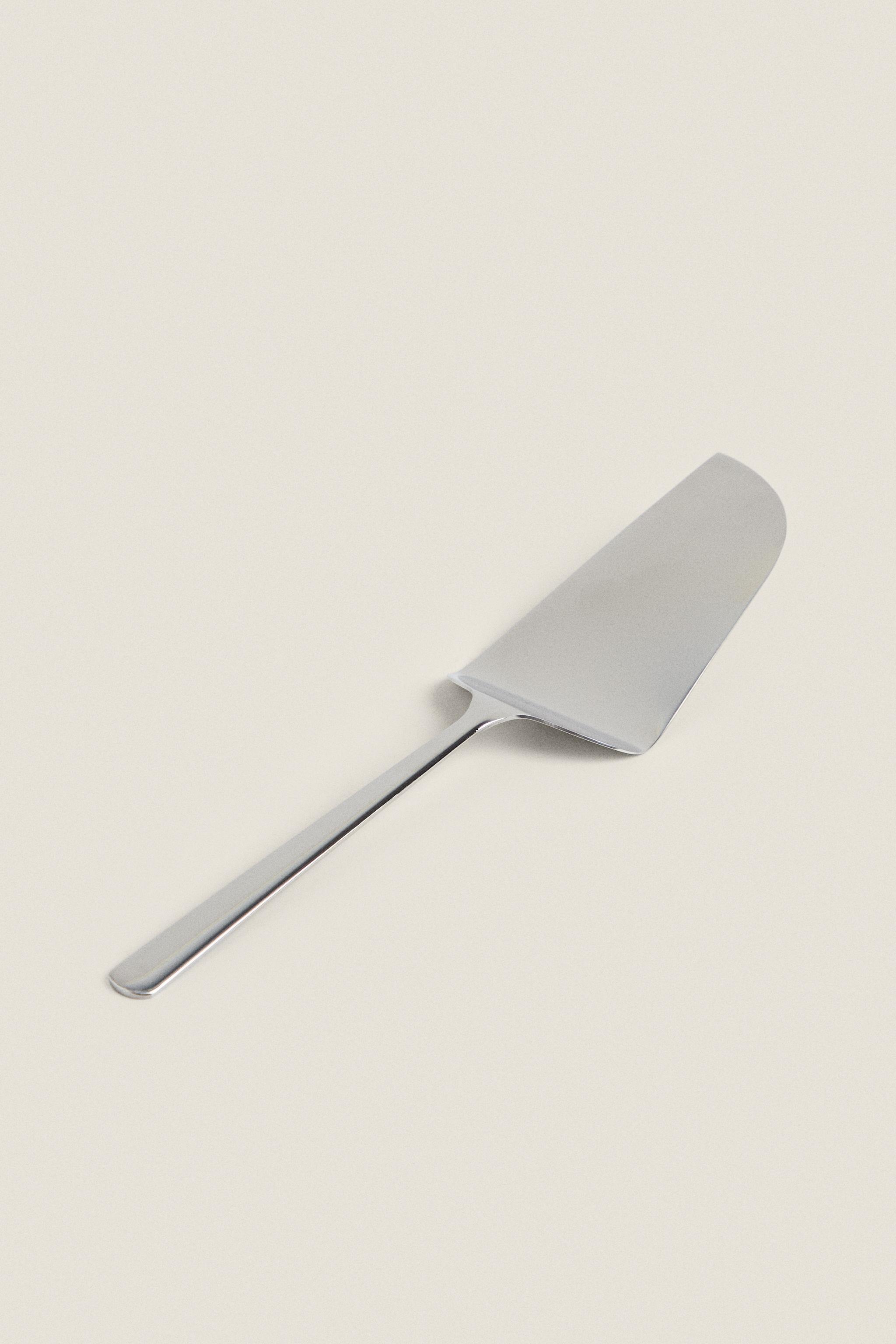 STEEL CAKE SERVER SHINY STEEL