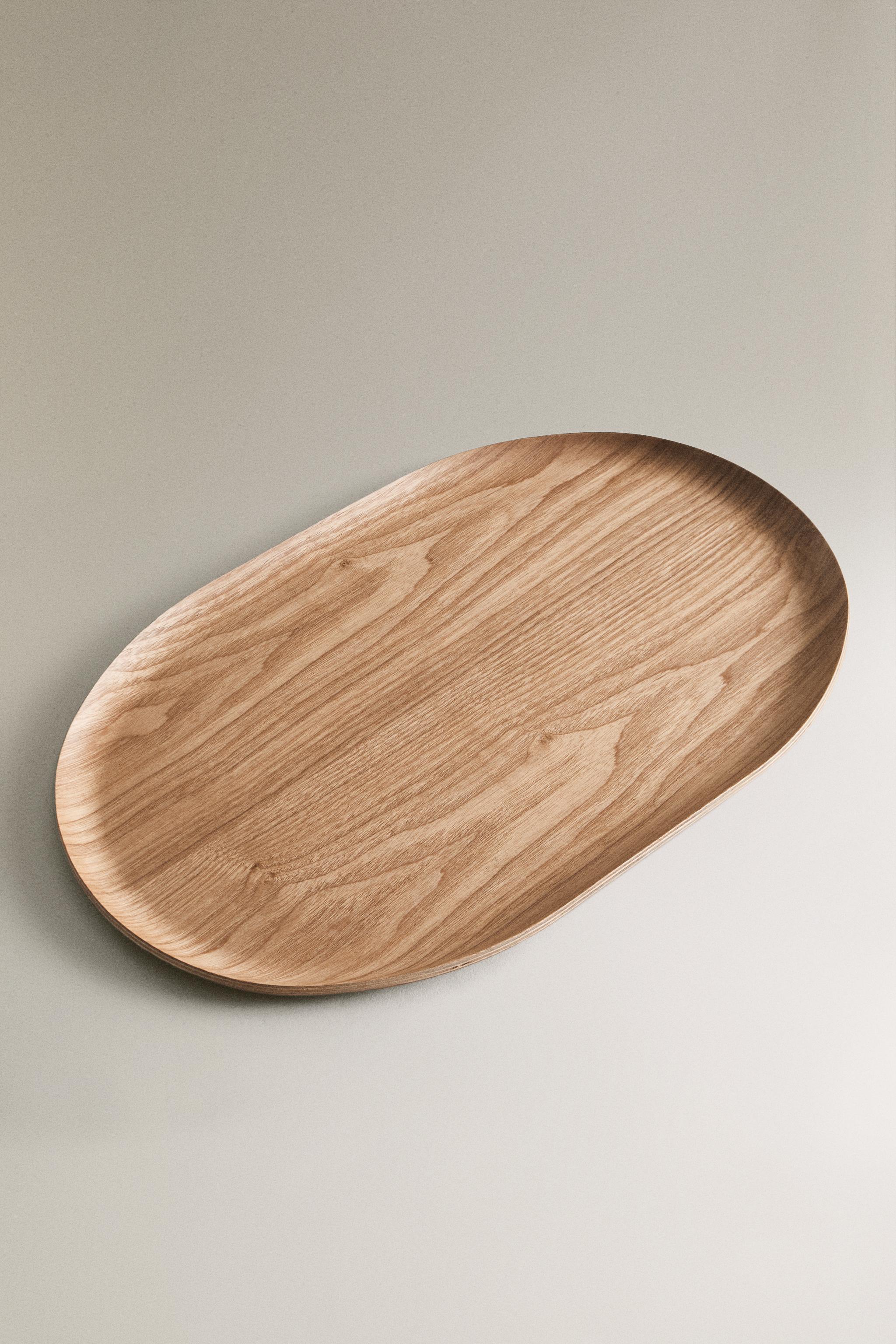 OVAL WOOD TRAY
