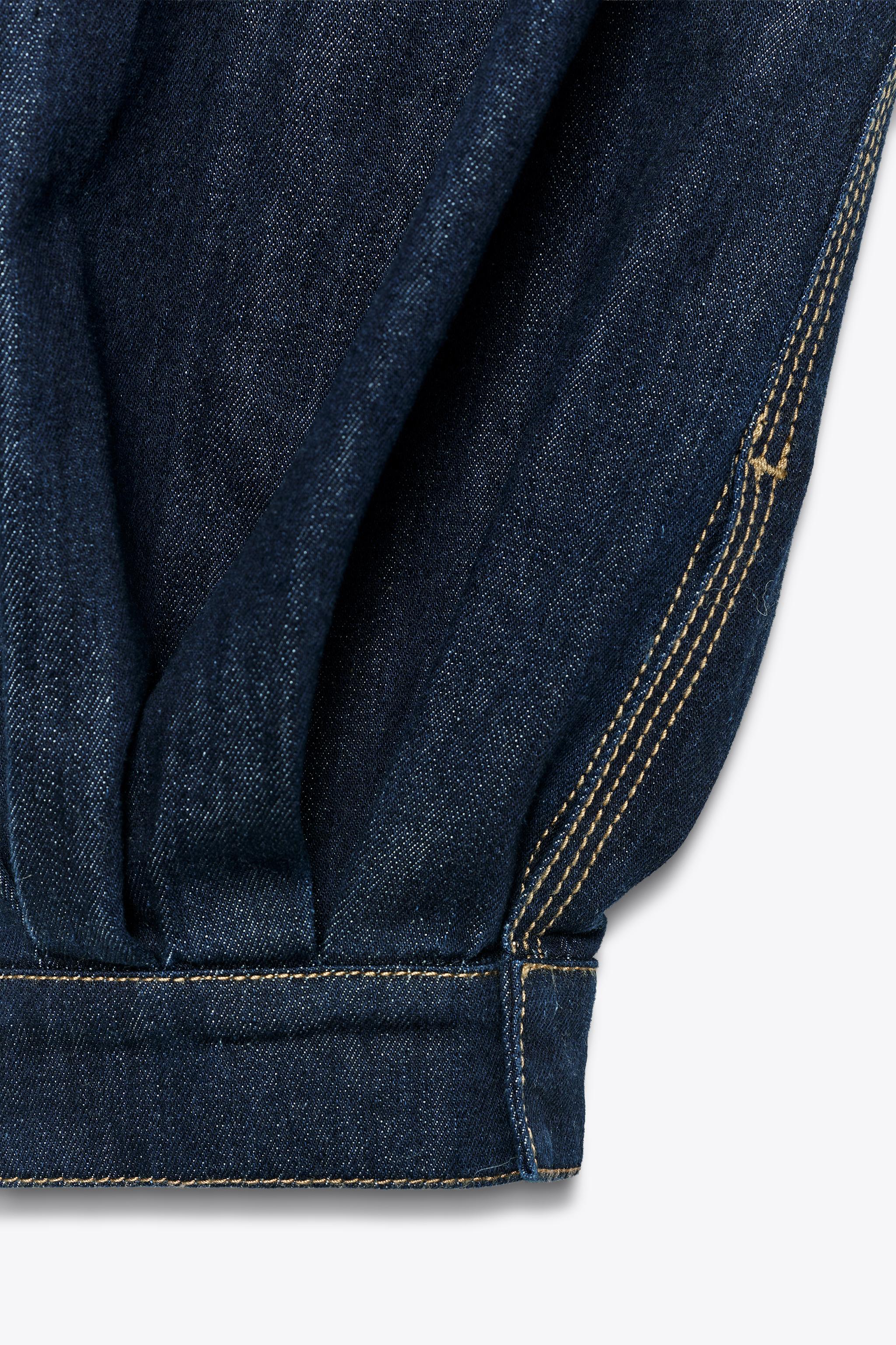 ZW COLLECTION DENIM BALLOON PANTS