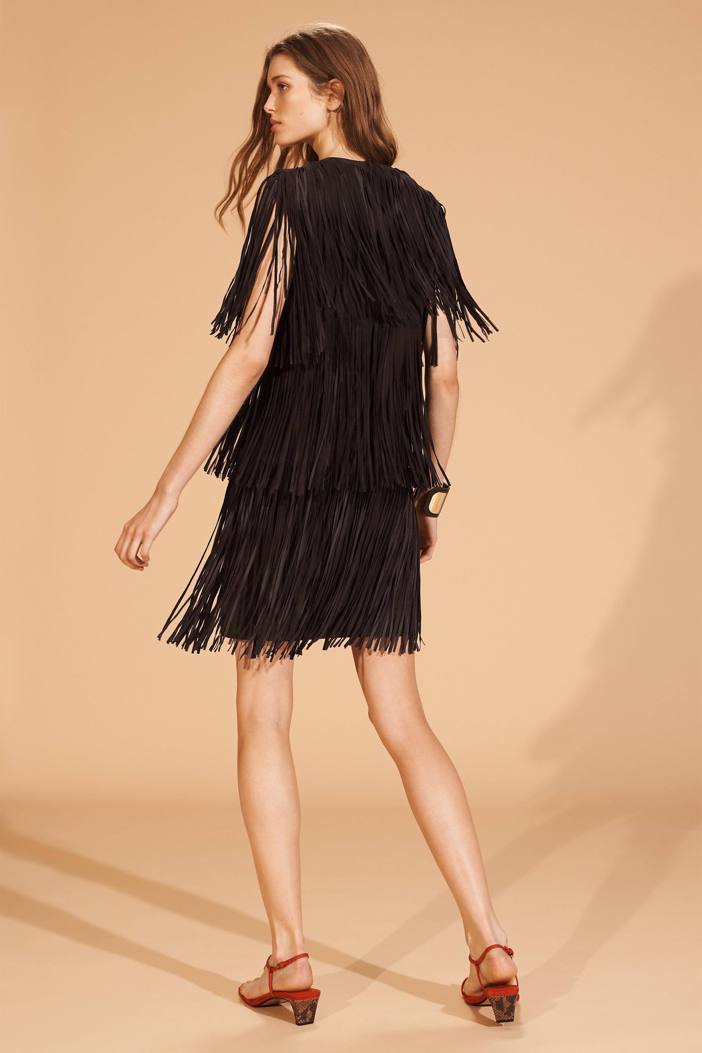 LIMITED EDITION SUEDE FRINGE DRESS
