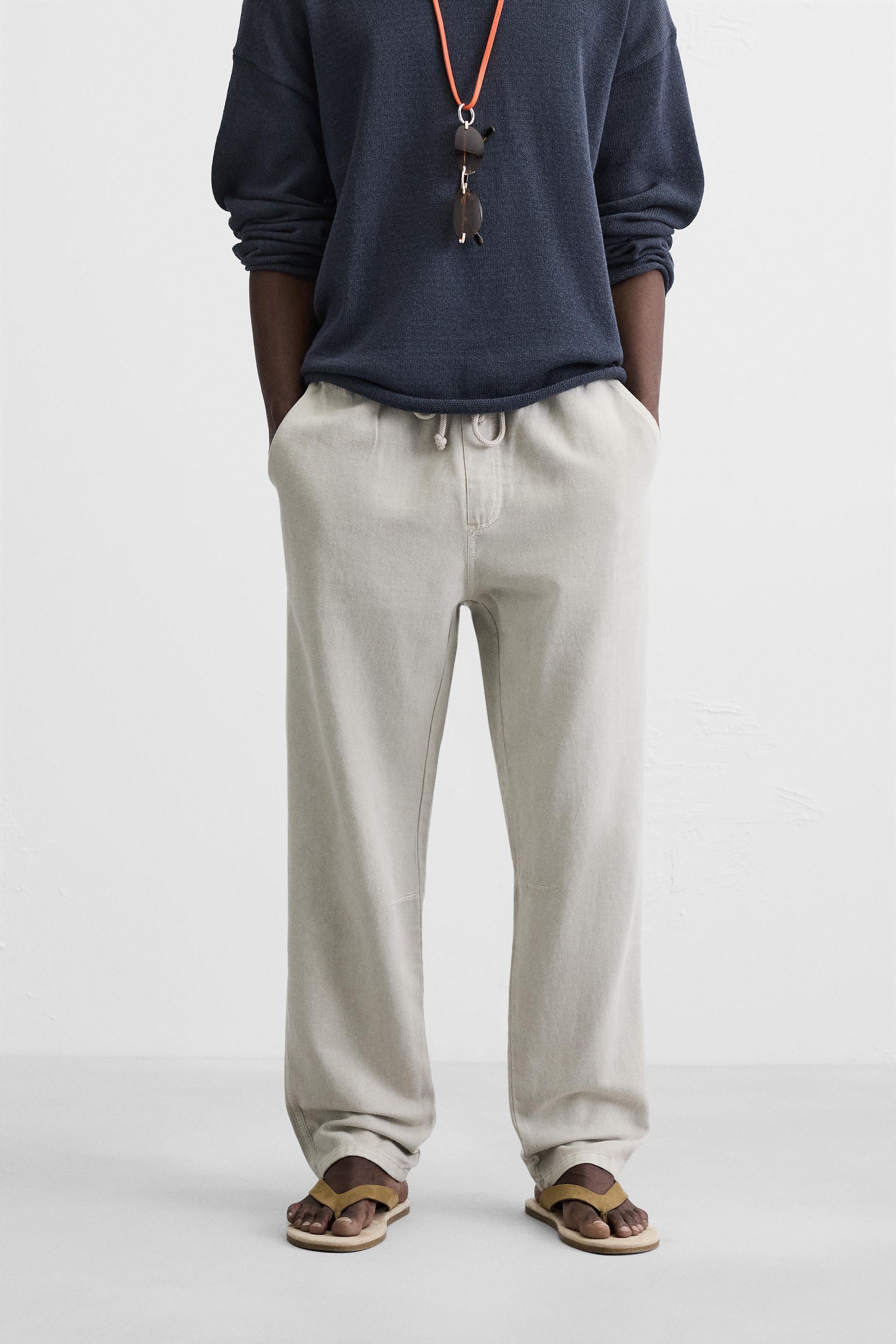 COTTON - LINEN PANTS