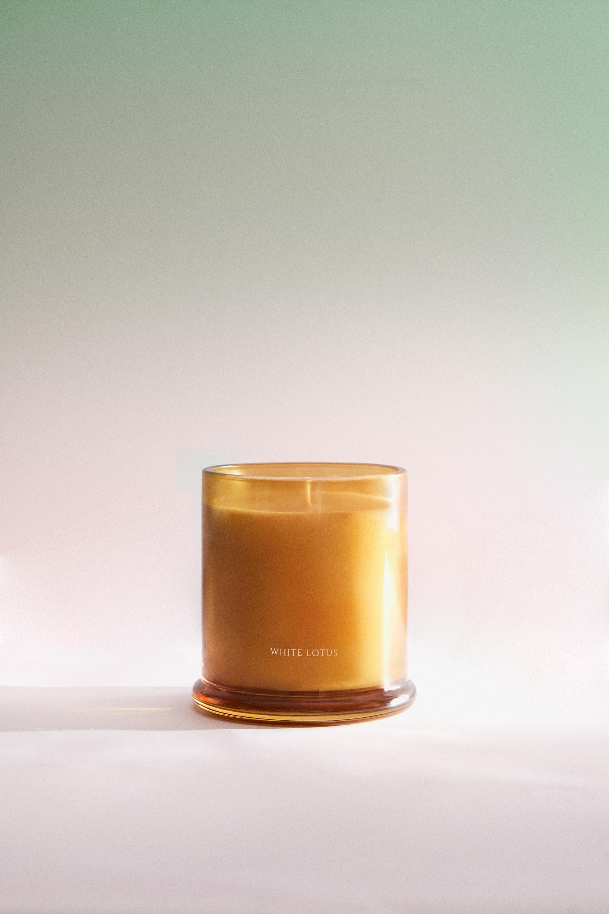 (350 G) WHITE LOTUS SCENTED CANDLE