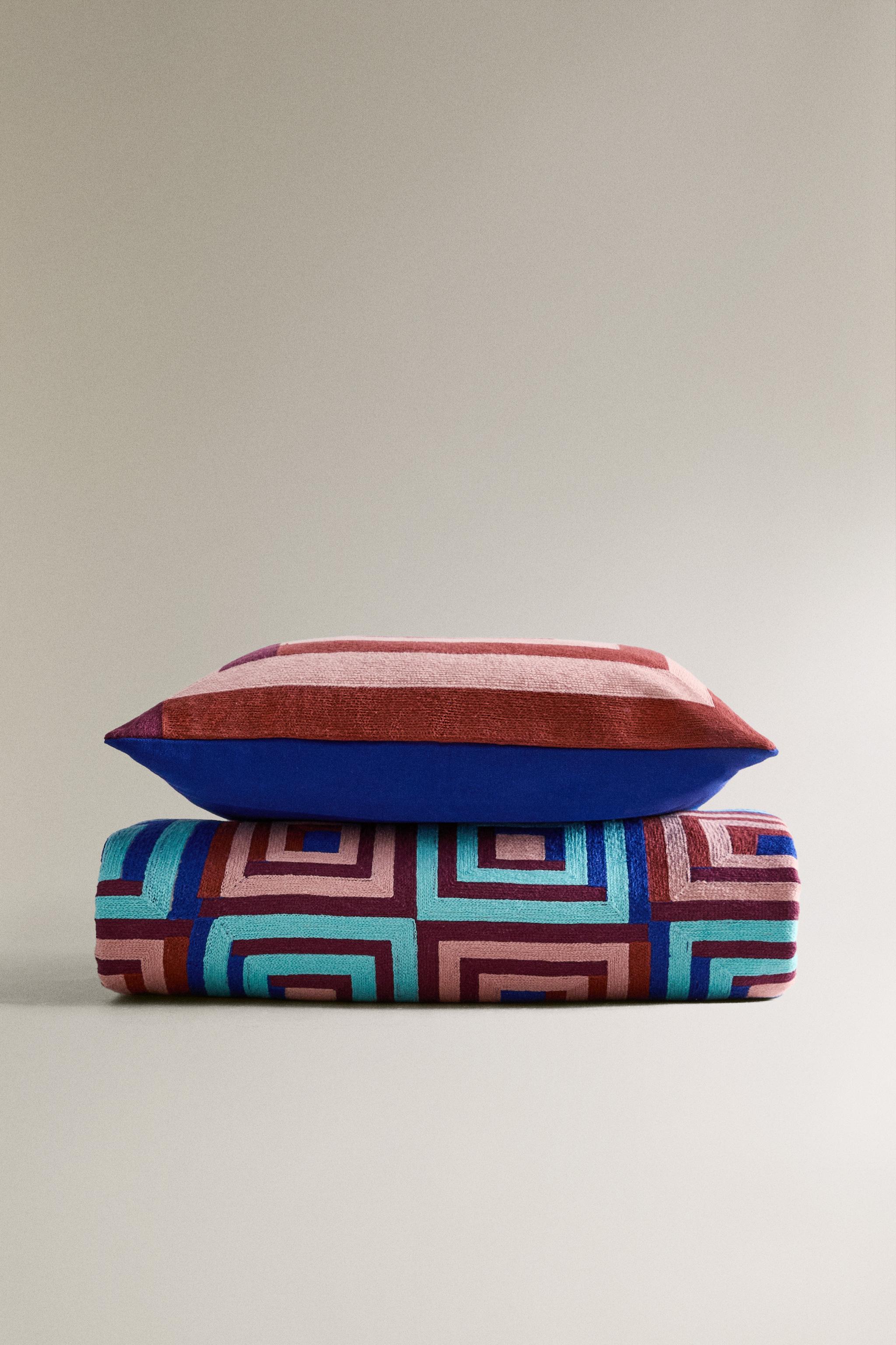 COTTON BEDSPREAD SQUARES X COLLAGERIE