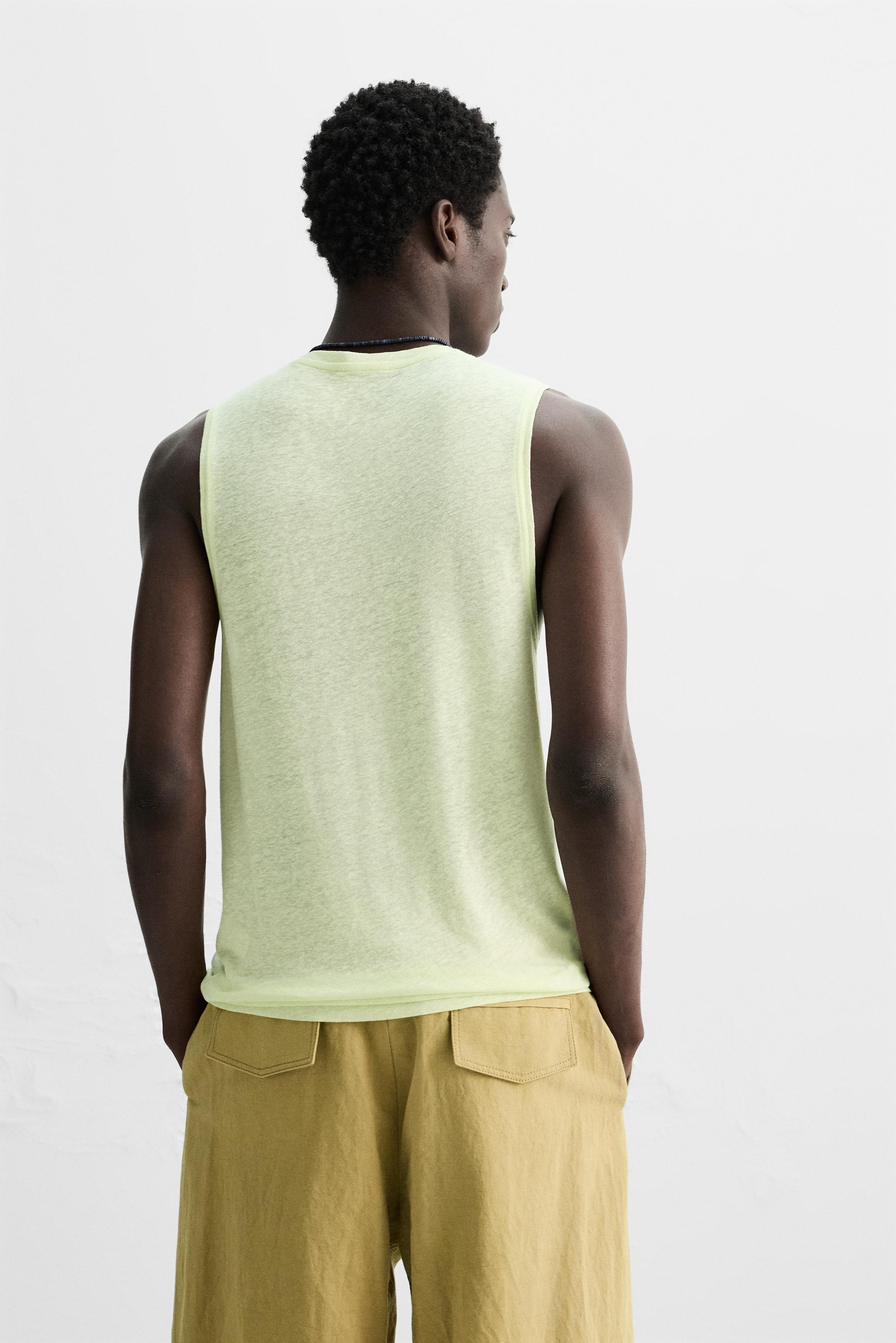 VISCOSE LINEN TANK TOP