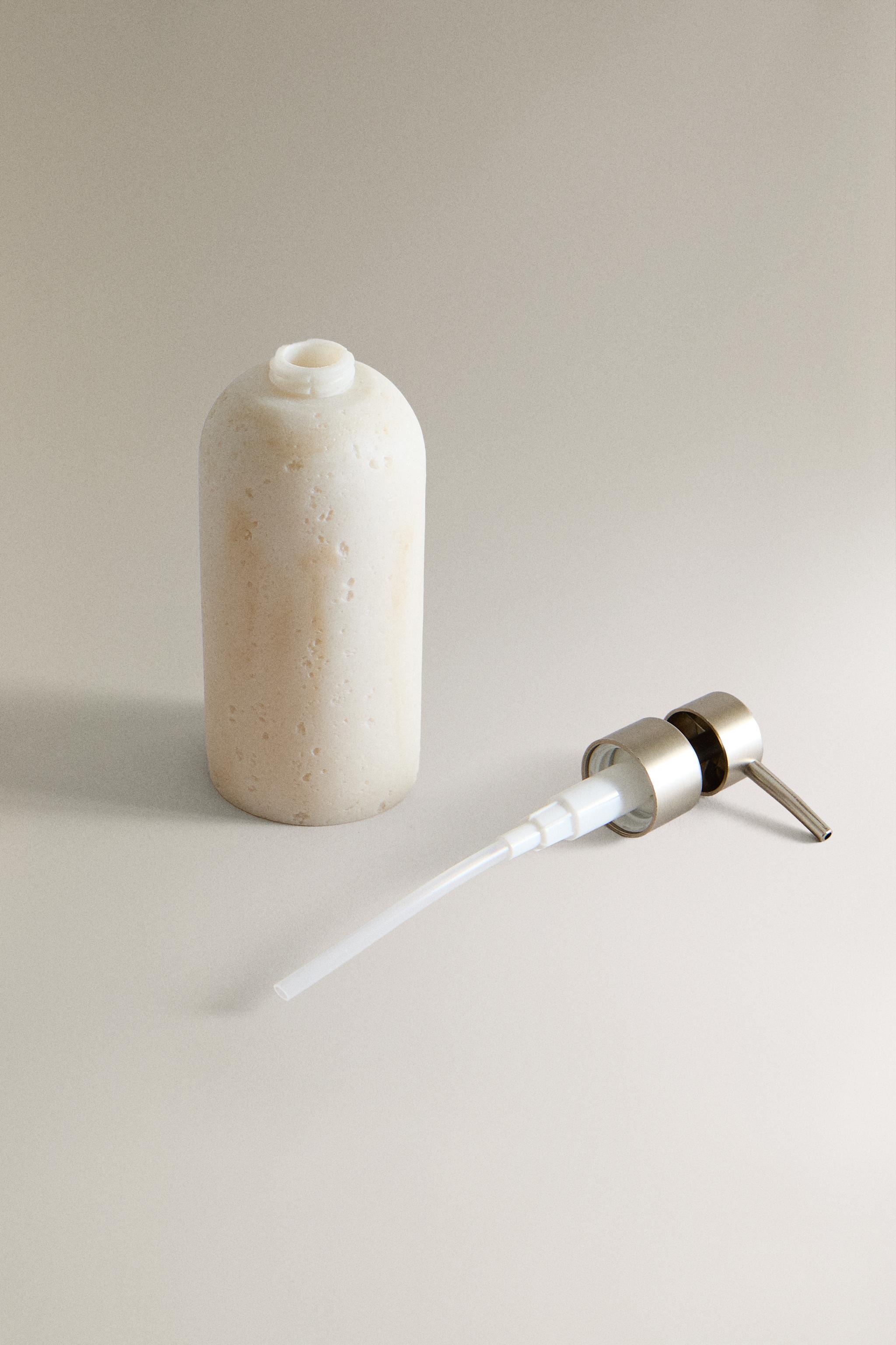 MARBLE-EFFECT SOAP DISPENSER