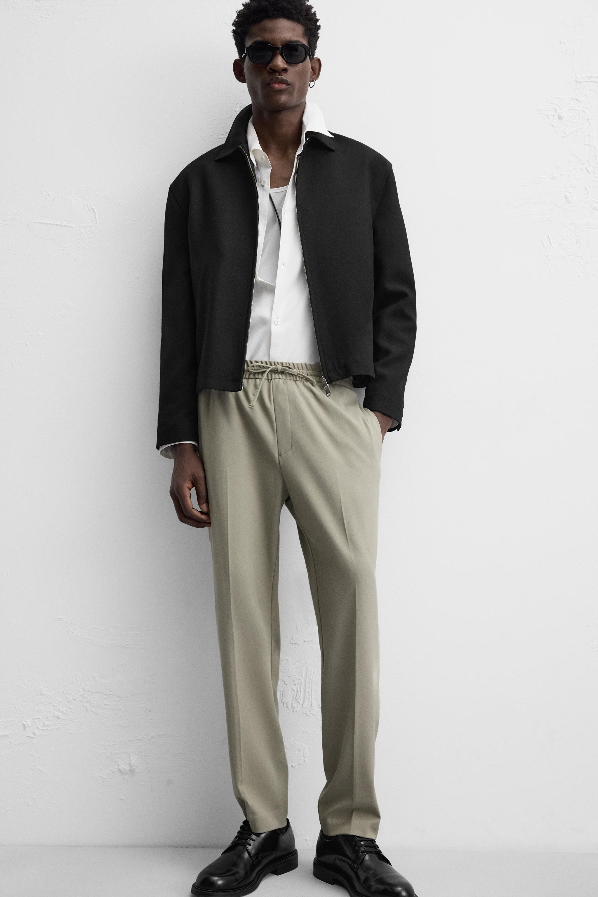 JOGGER WAIST STRETCH PANTS