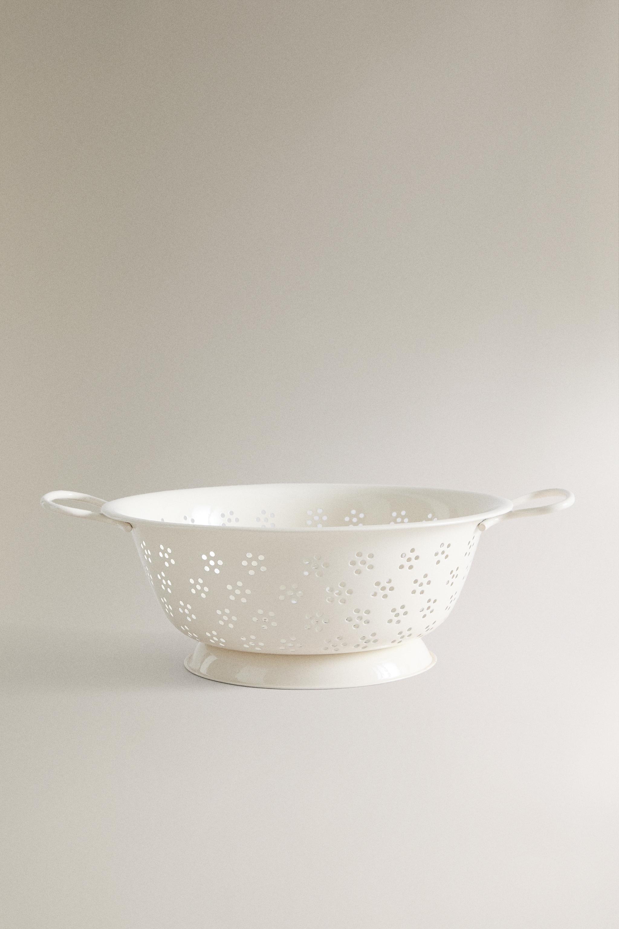 FLORAL PRINT KITCHEN COLANDER