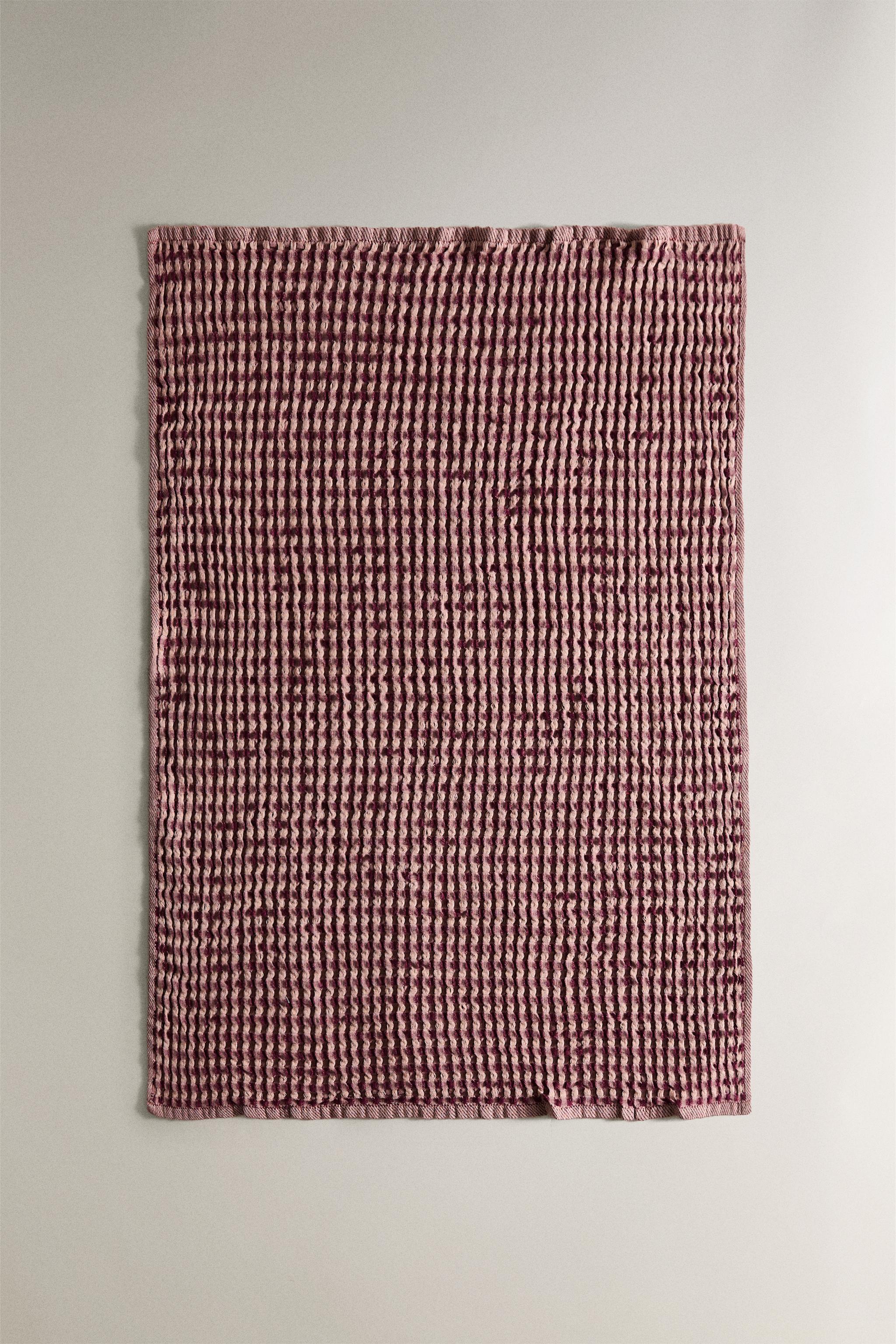 WAFFLE-KNIT COTTON KITCHEN TOWEL X COLLAGERIE