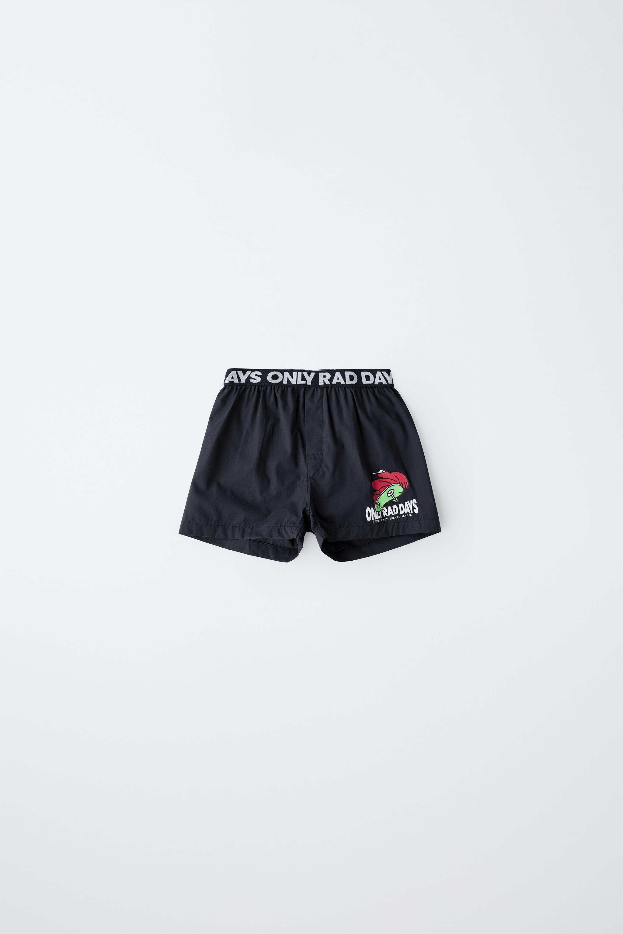 AGES 8-14 / TWO-PACK OF SKATE POPLIN BOXERS