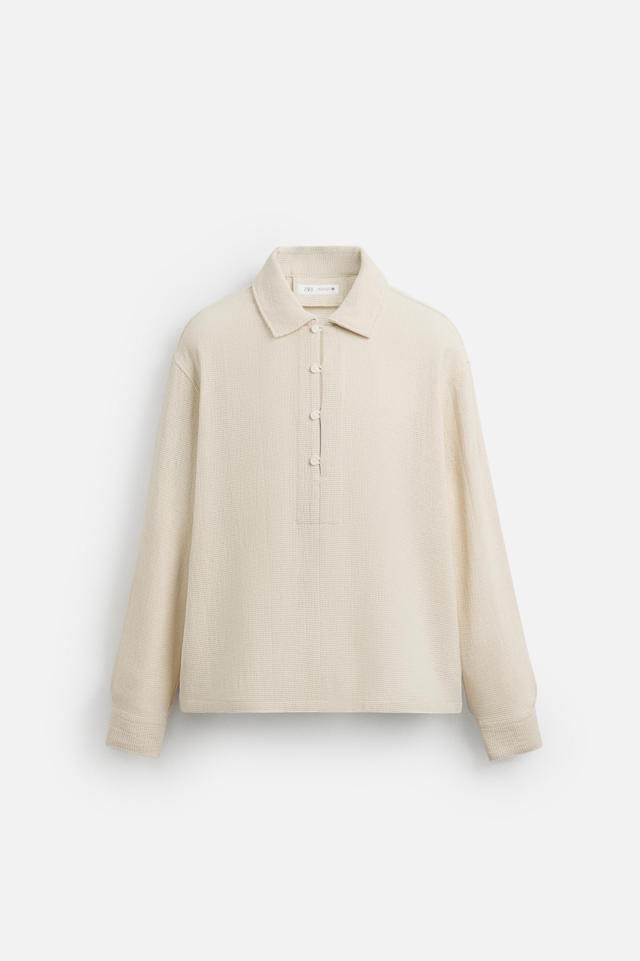 TEXTURED POLO SHIRT