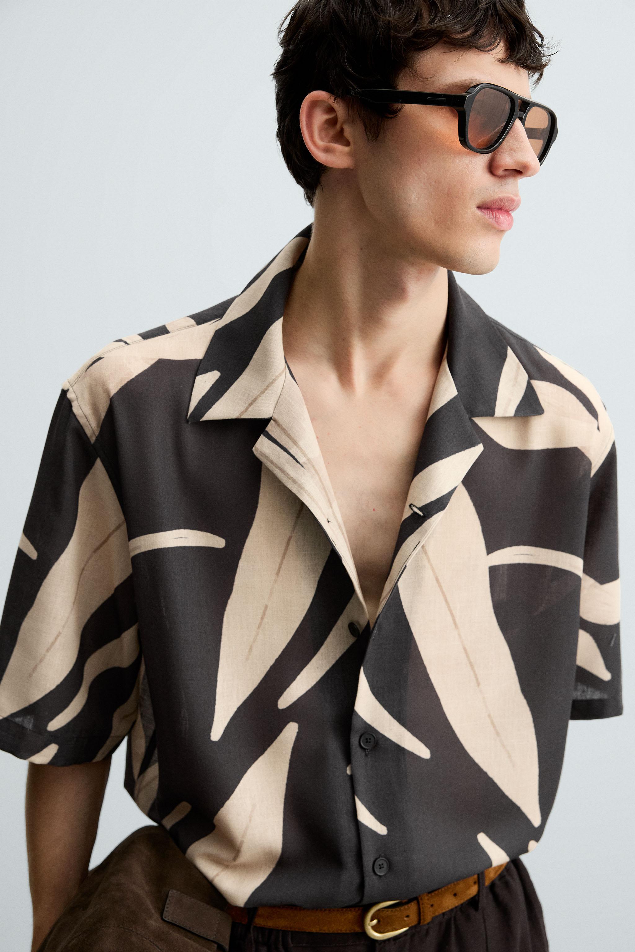 LEAF PRINT SHIRT