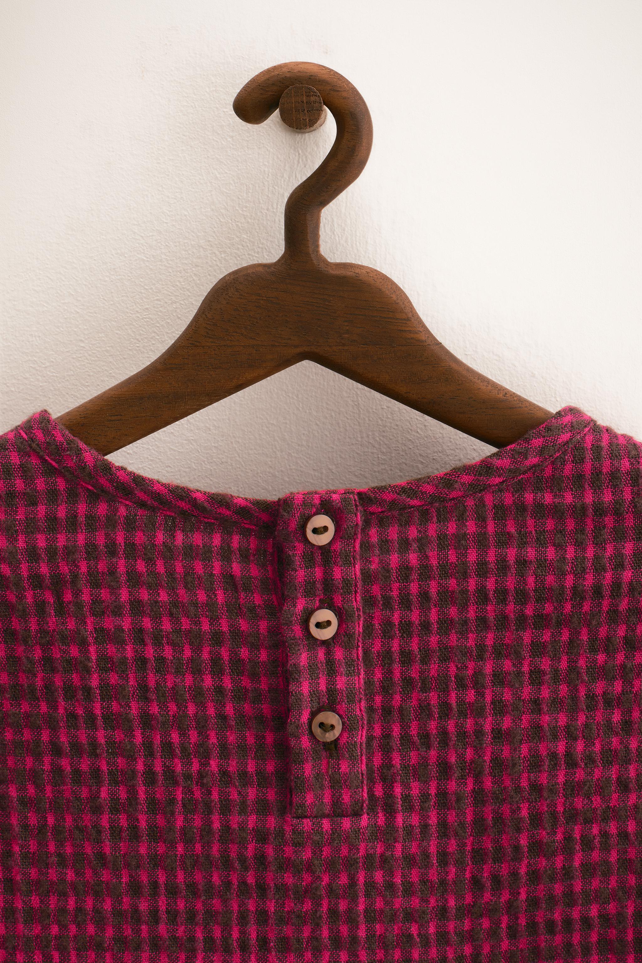 ZARA TIMELESS - PLAID PRINT BLOUSE