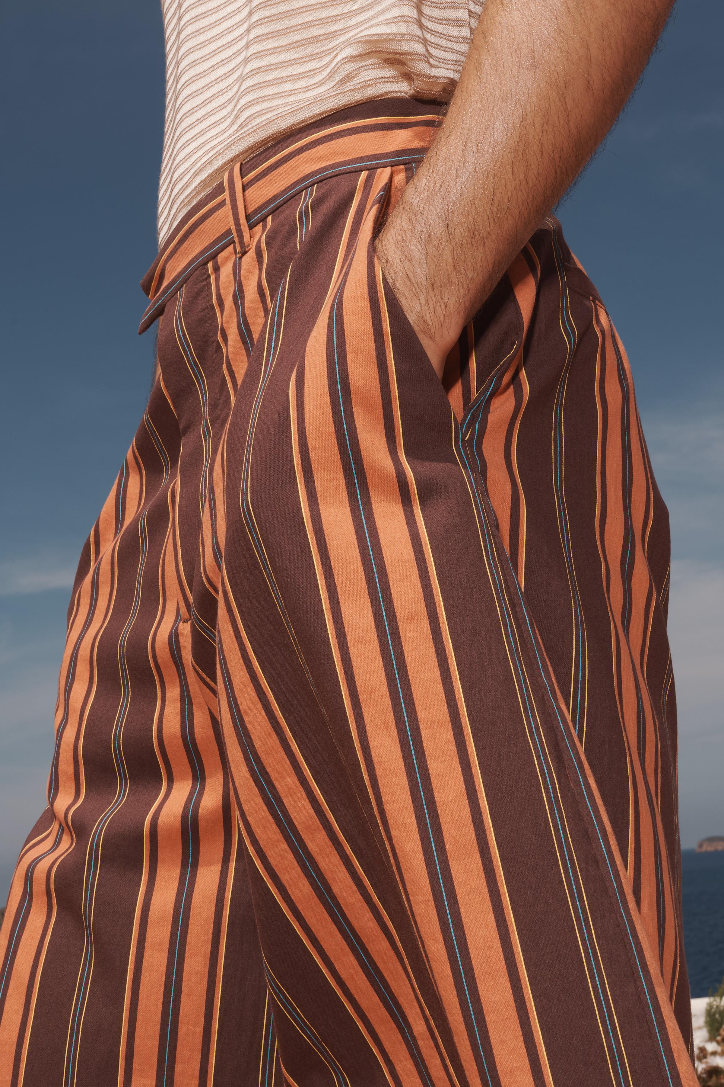 LIMITED EDITION STRIPED SUIT PANTS