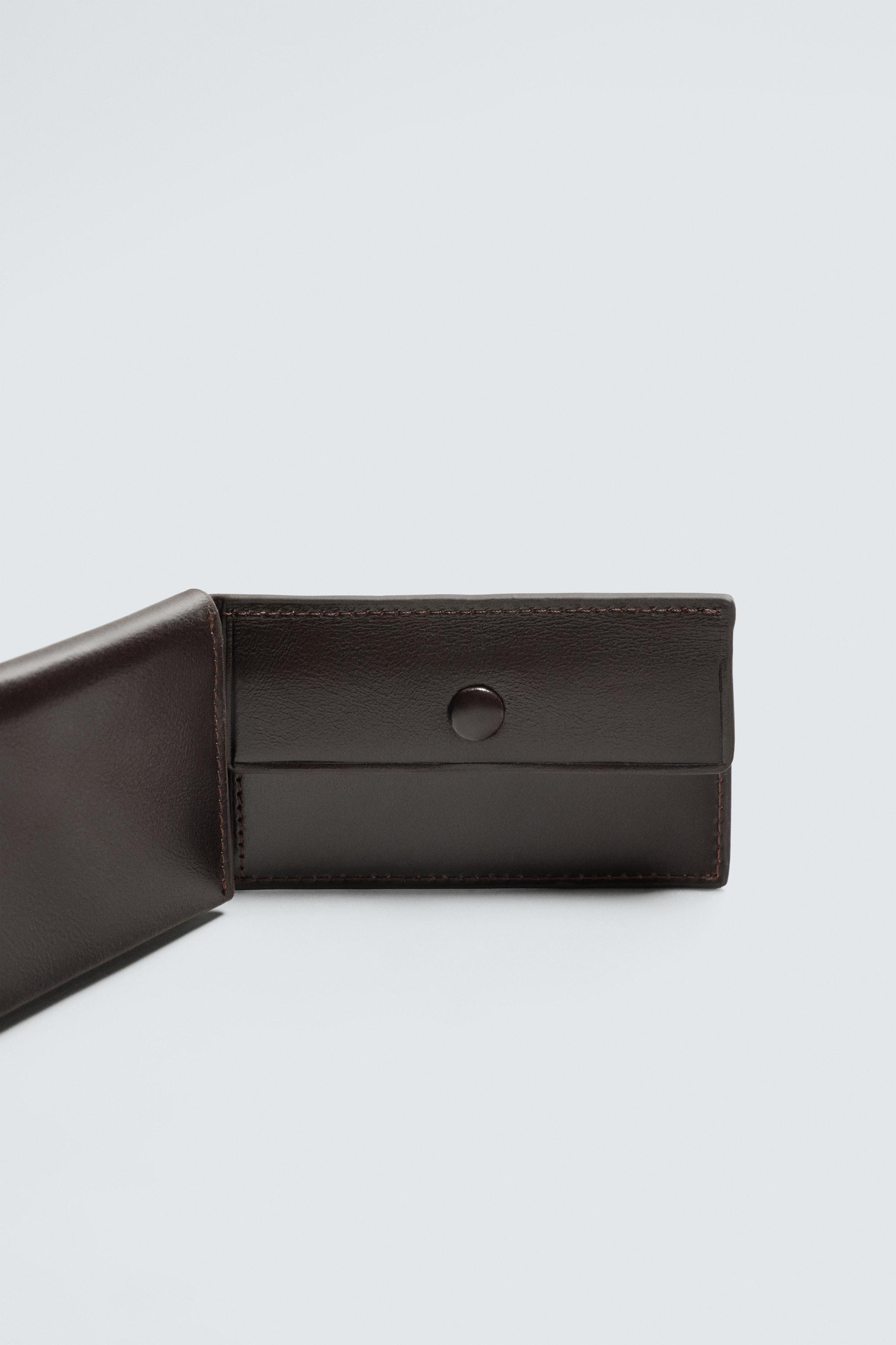 LEATHER FOLDING CARDHOLDER