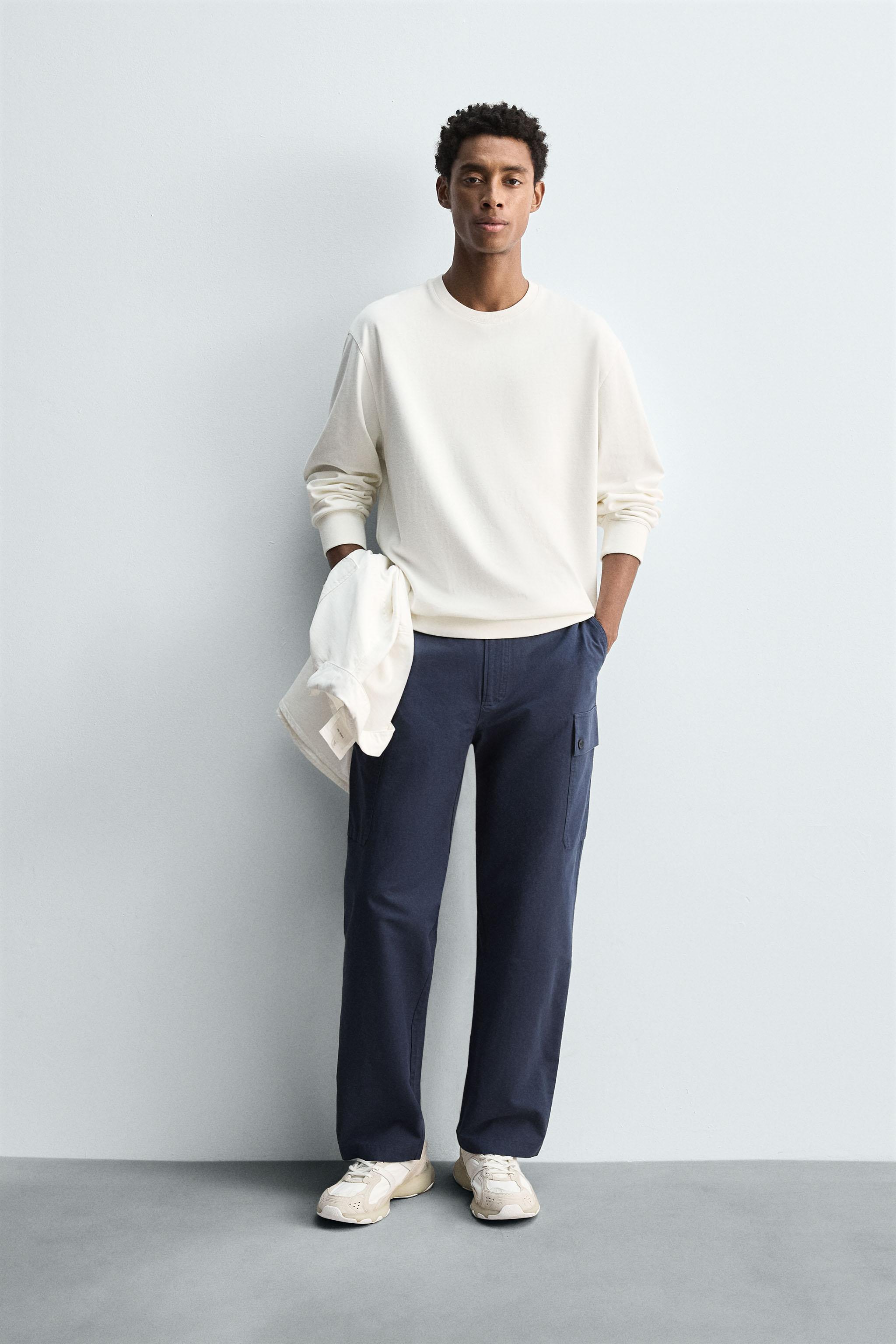 SOFT CREWNECK WASHED SWEATSHIRT