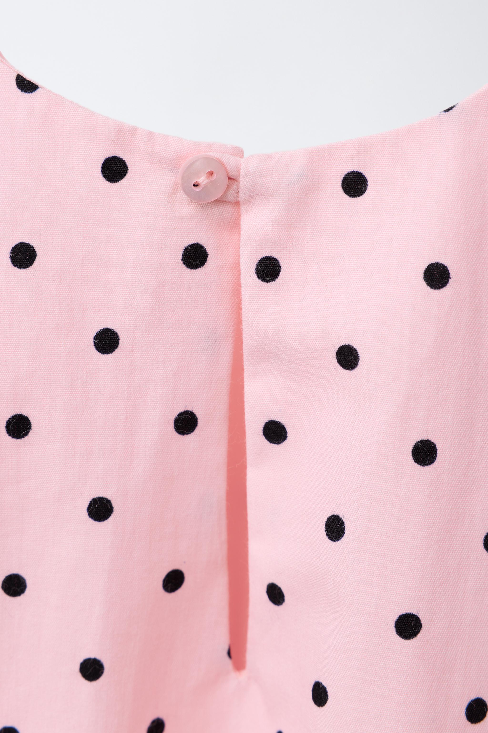 POLKA DOT PRINTED BALLOON TOP