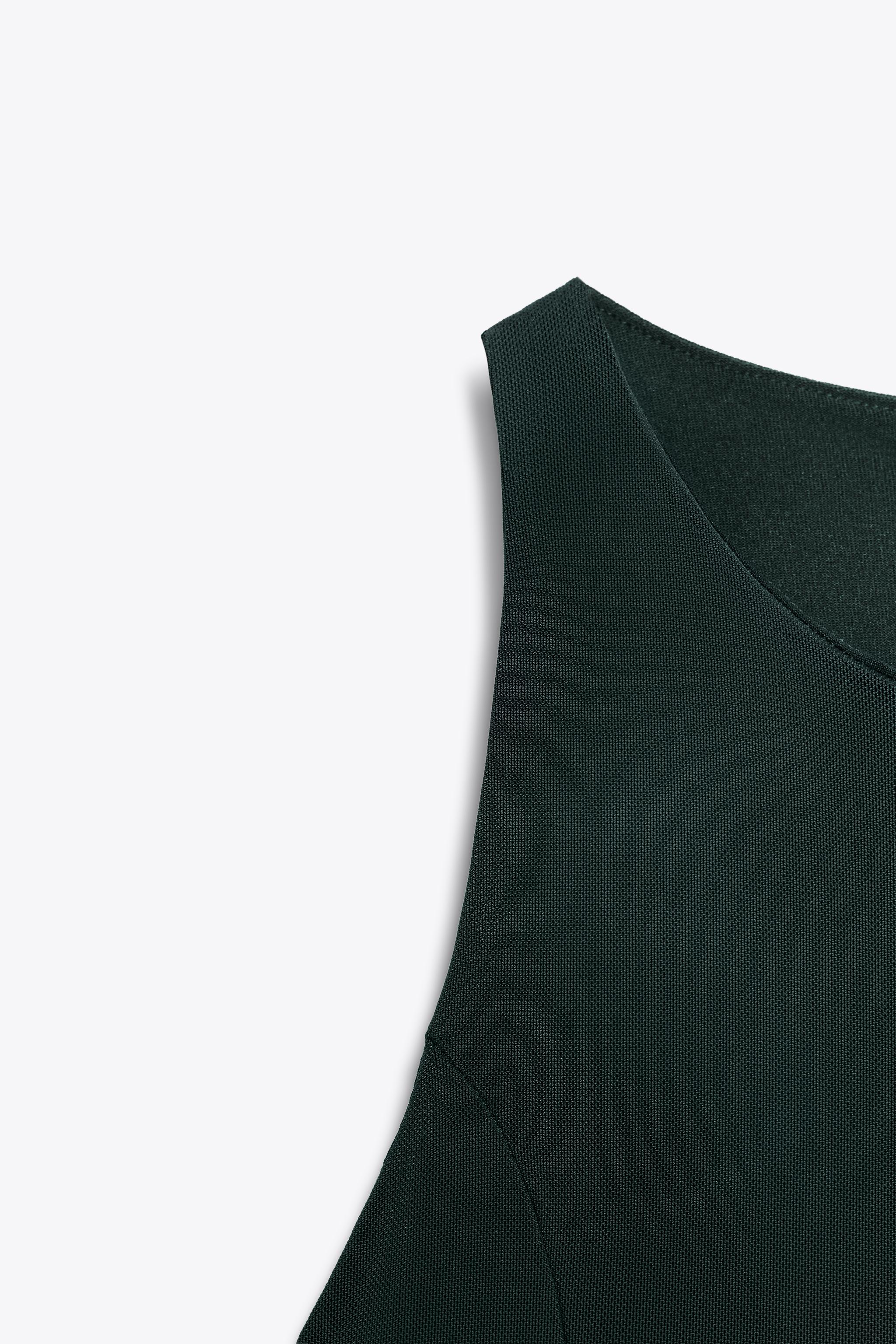 LONG TULLE GODET DRESS