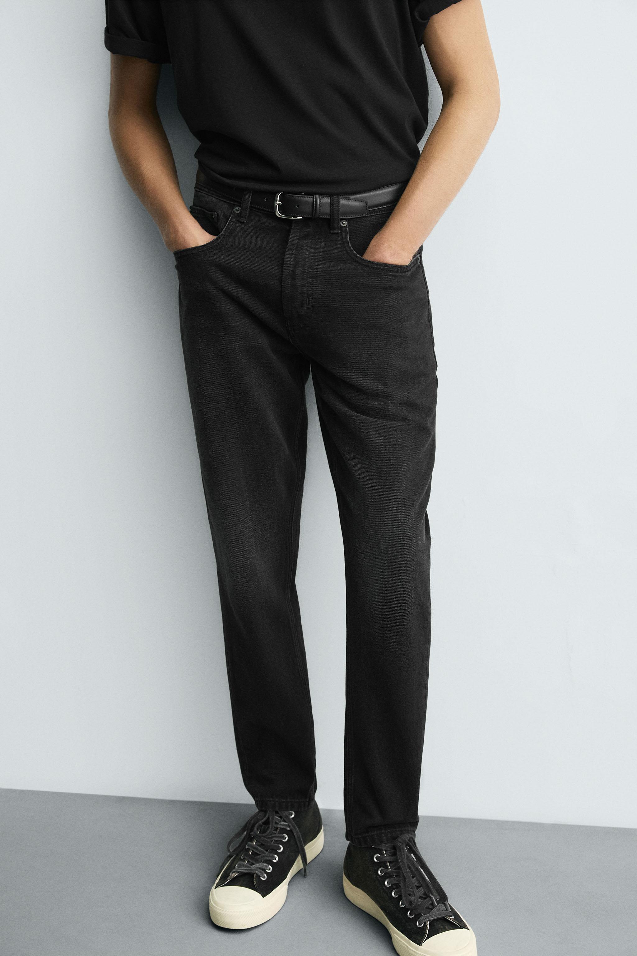 SLIM CROPPED FIT JEANS