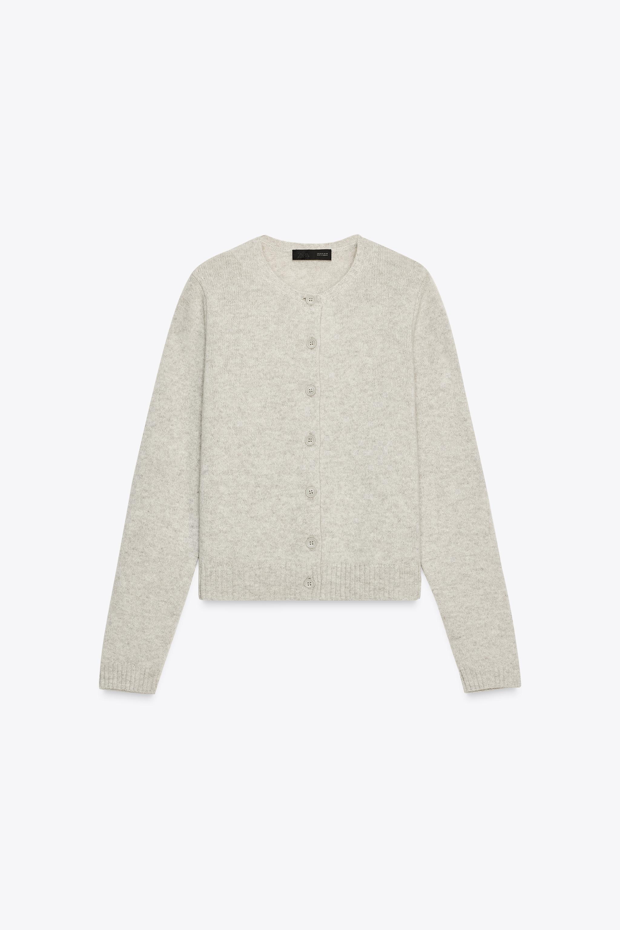 BASIC 100% WOOL KNIT JACKET