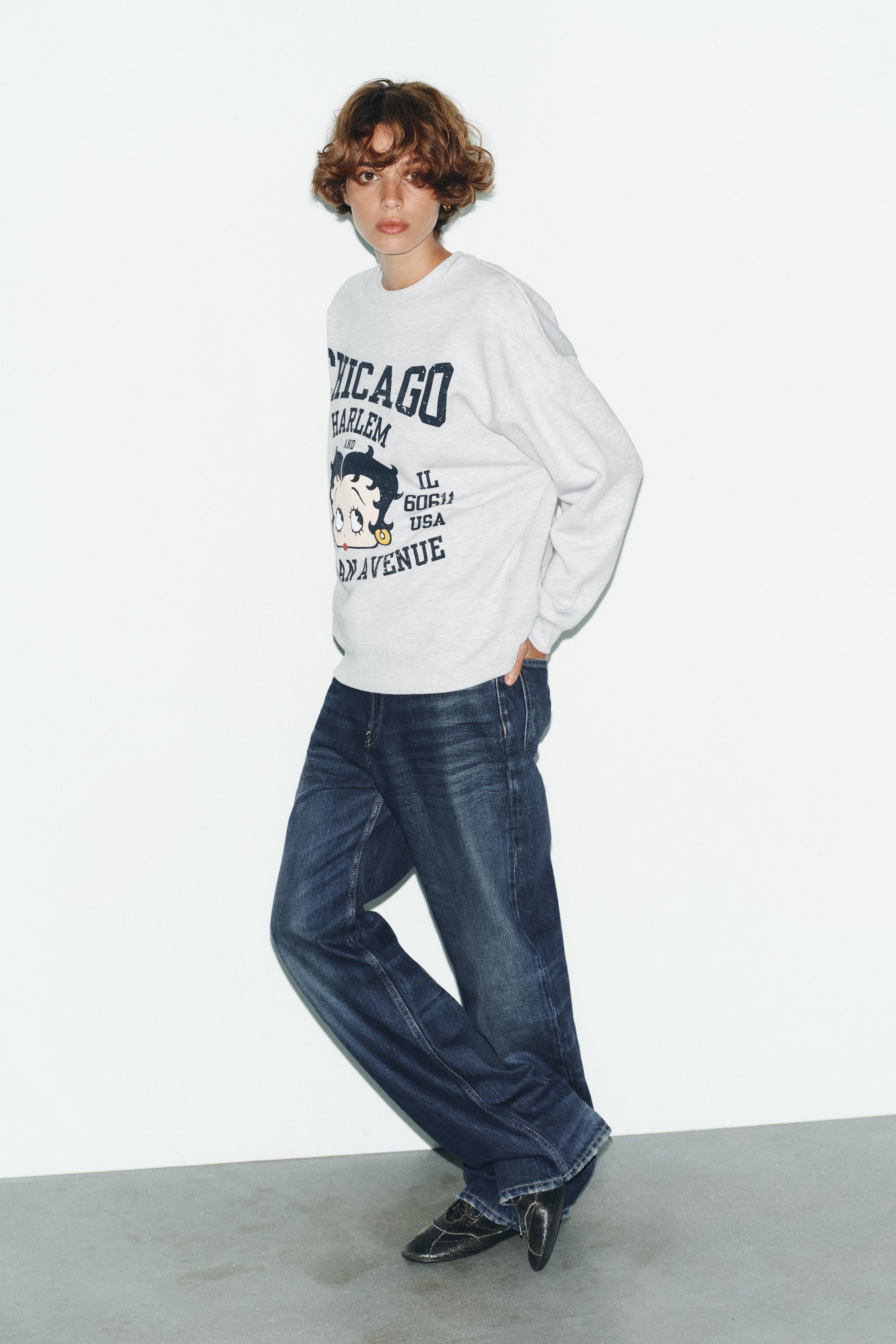 BETTY BOOP© PRINTED SWEATSHIRT