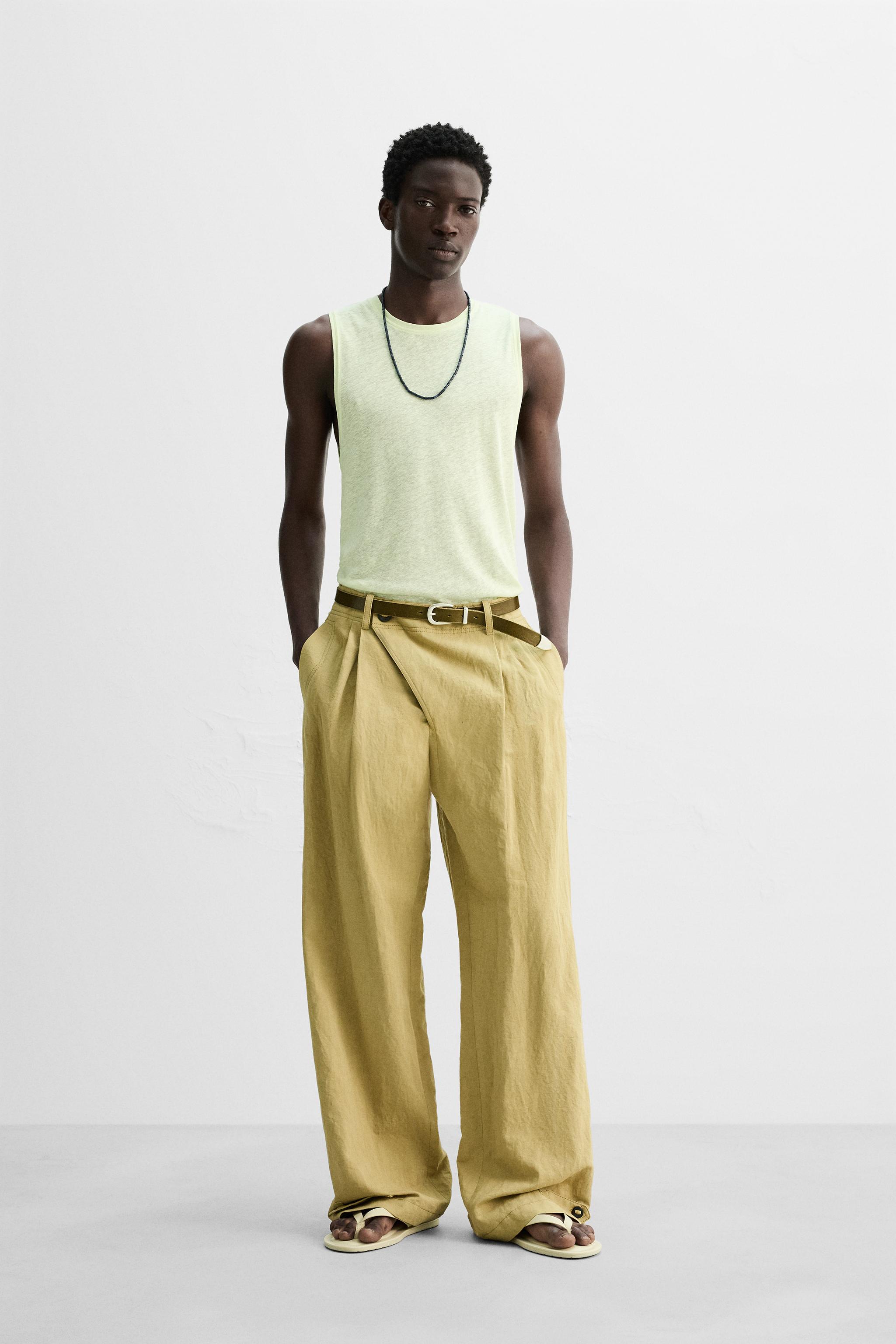 VISCOSE LINEN TANK TOP