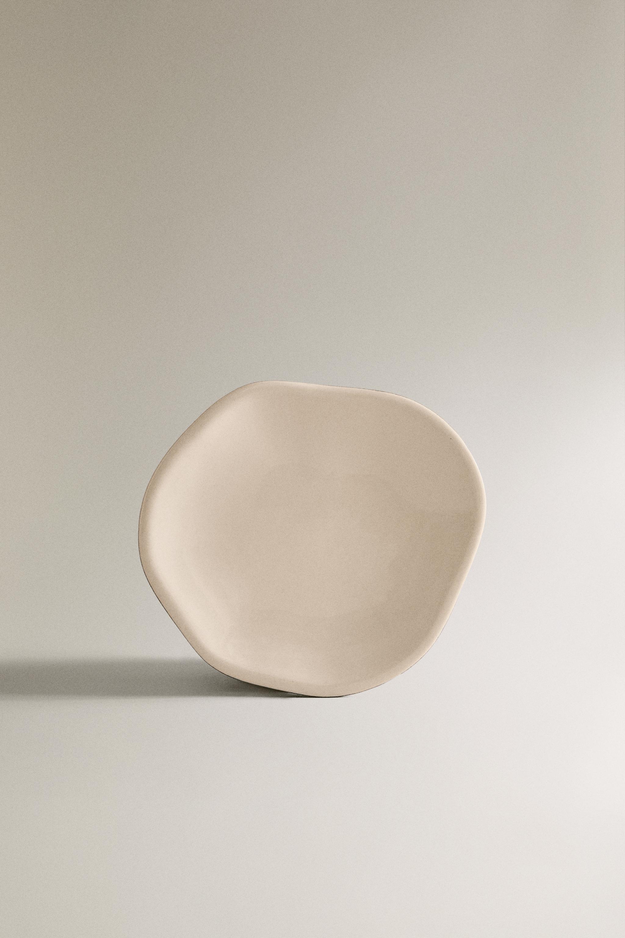 IRREGULAR STONEWARE SIDE PLATE