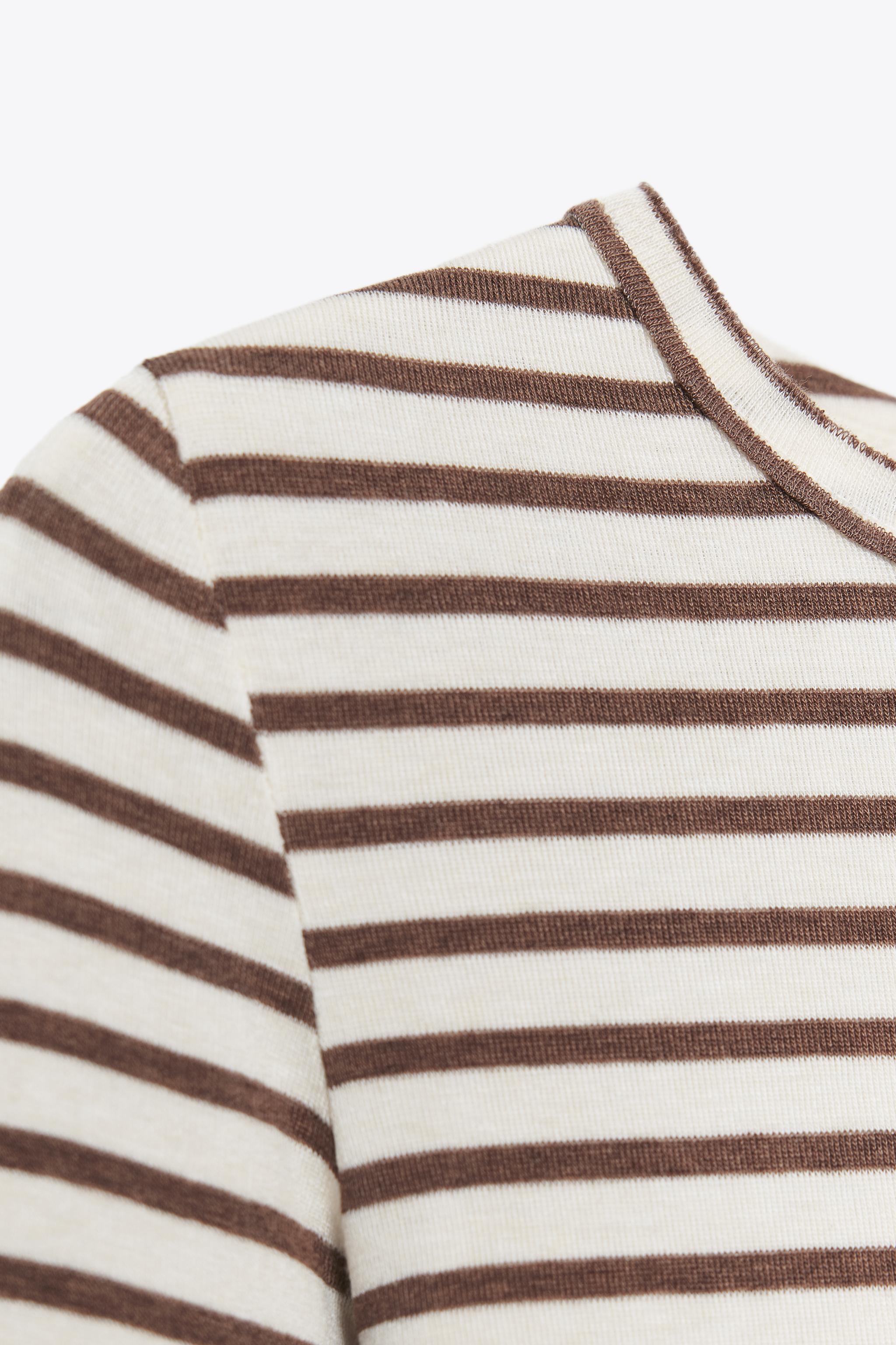 STRIPED LONG SLEEVE T-SHIRT