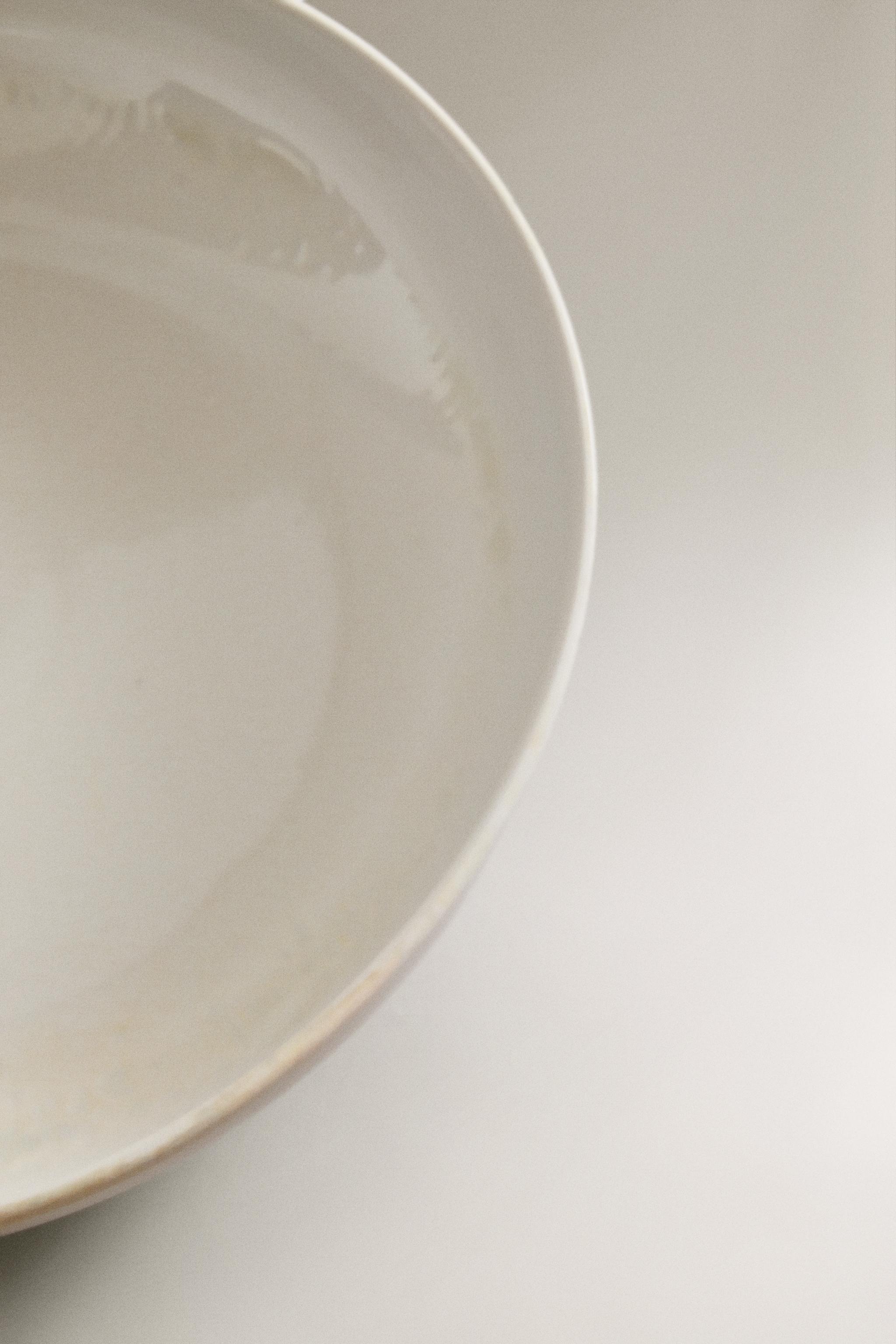 LARGE ECRU SALAD BOWL