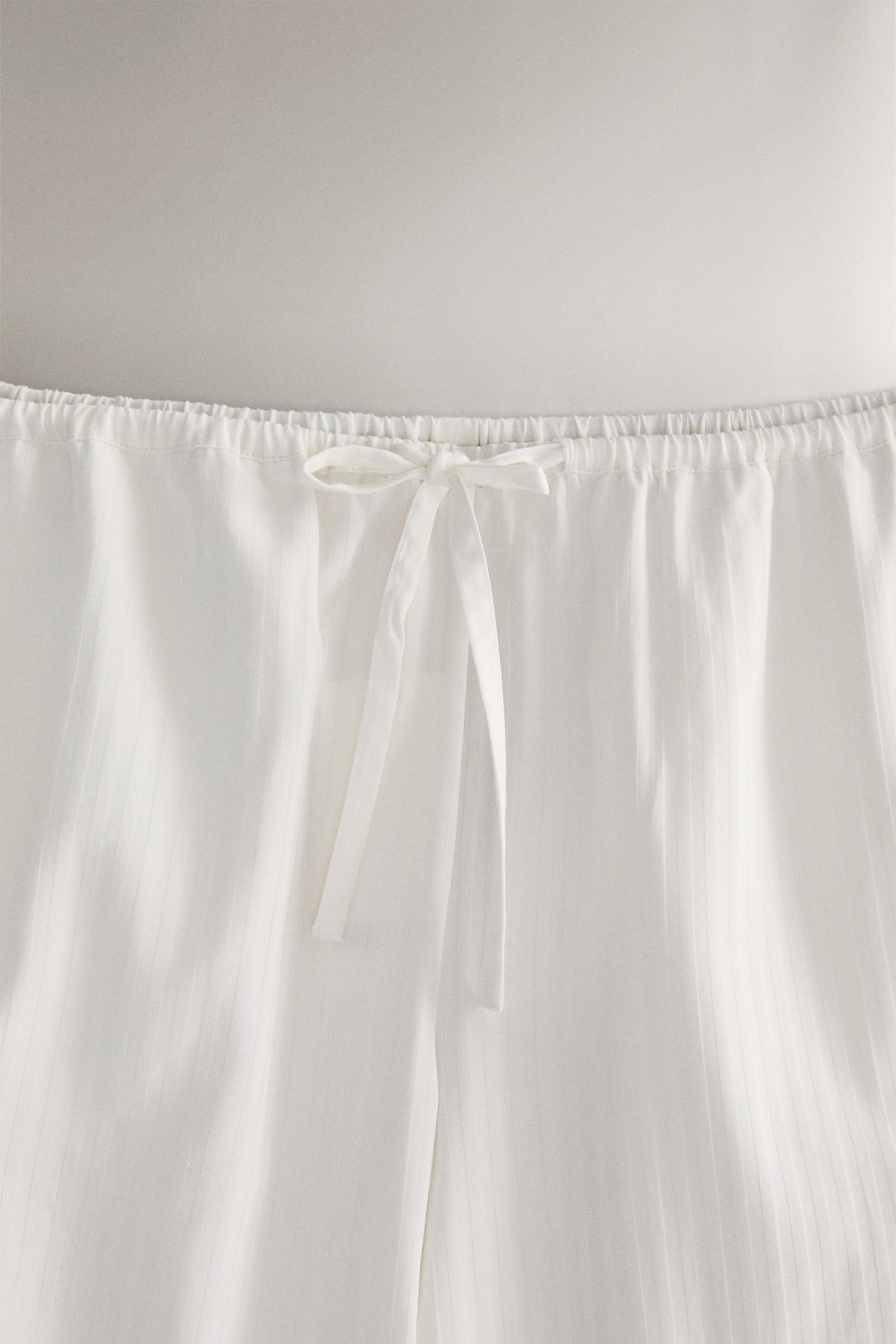 STRIPED JACQUARD PANTS