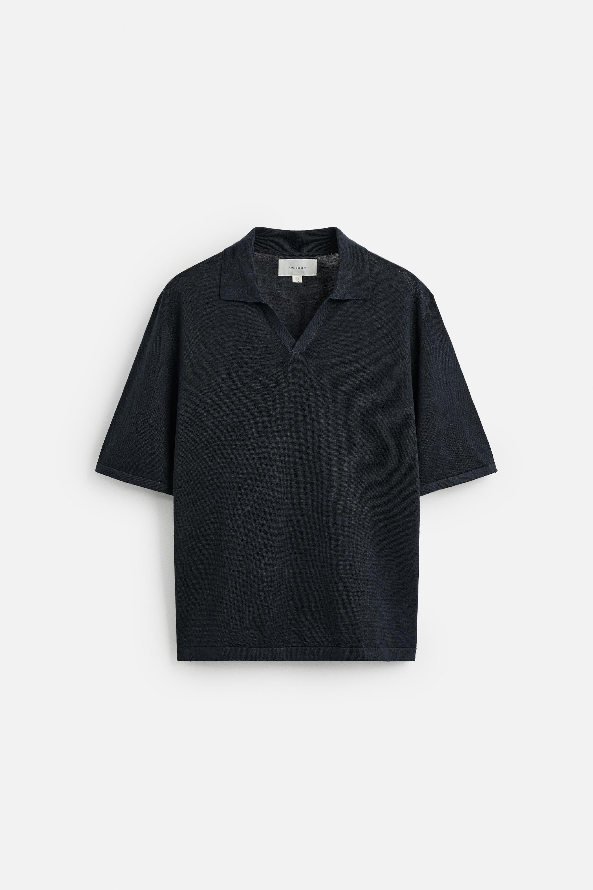 100% HEMP KNIT POLO SHIRT