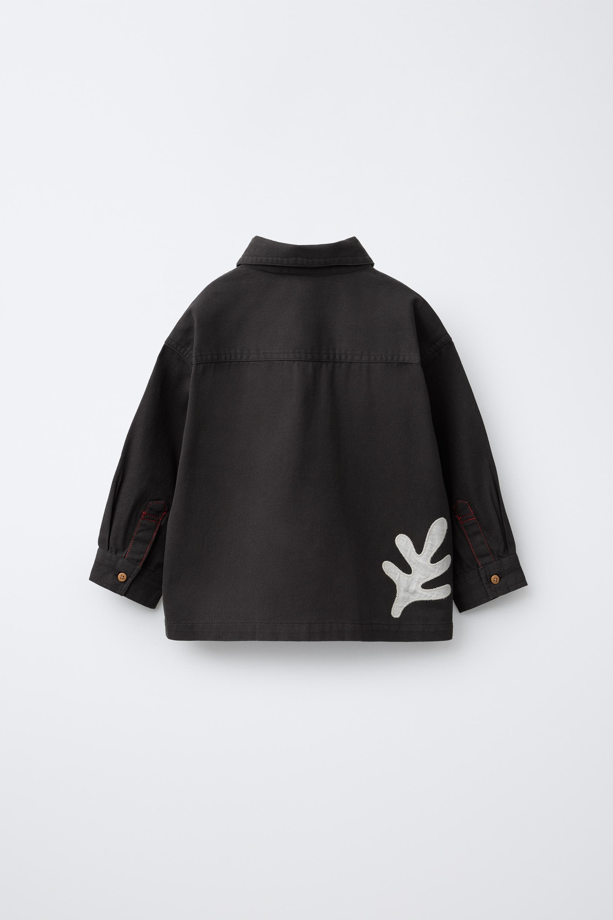 LEAF PATCH OVERSHIRT