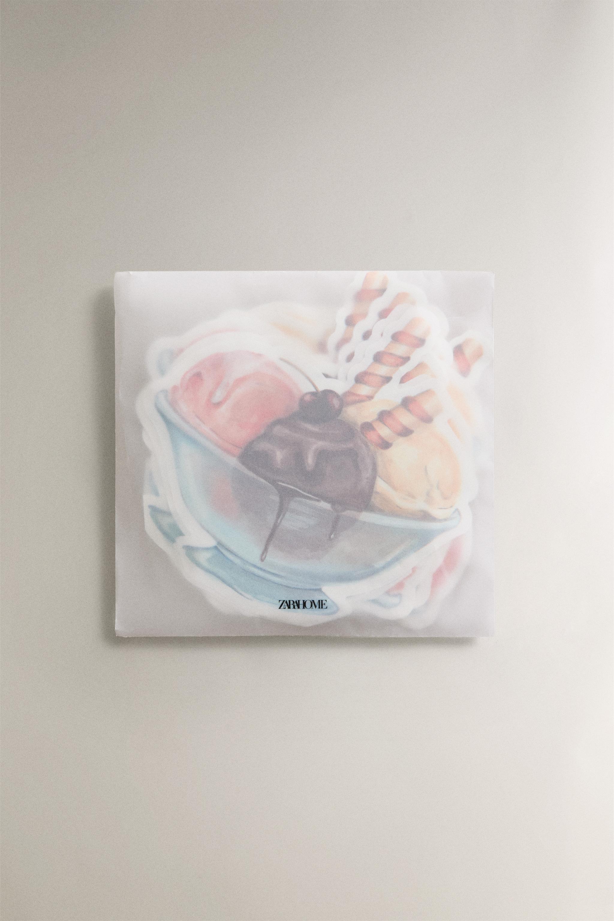 SET OF ICE CREAM PAPER NAPKINS (SET OF 20)