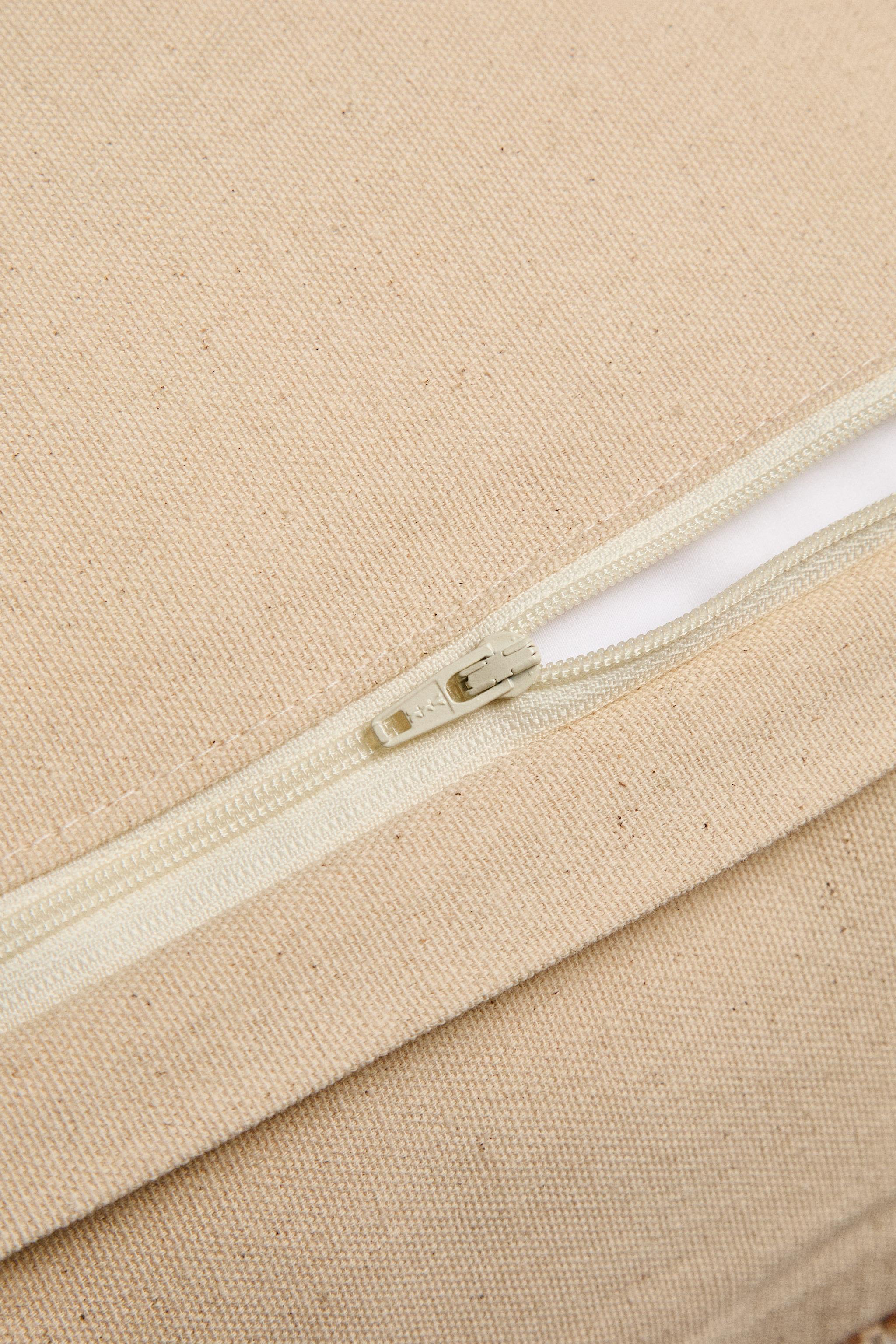 FRINGED THROW PILLOW COVER