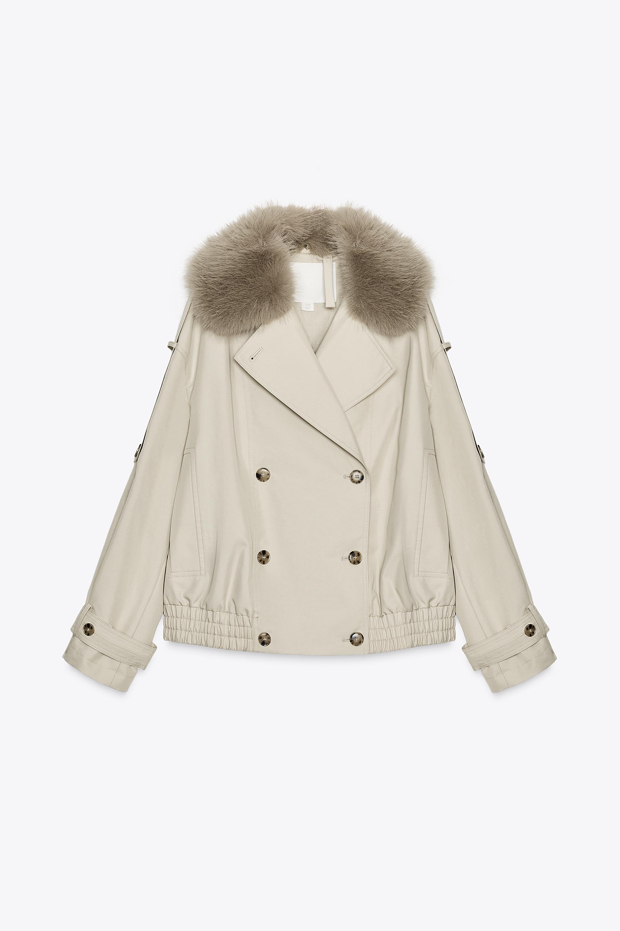 ZW COLLECTION WATER REPELLENT SHORT TRENCH COAT