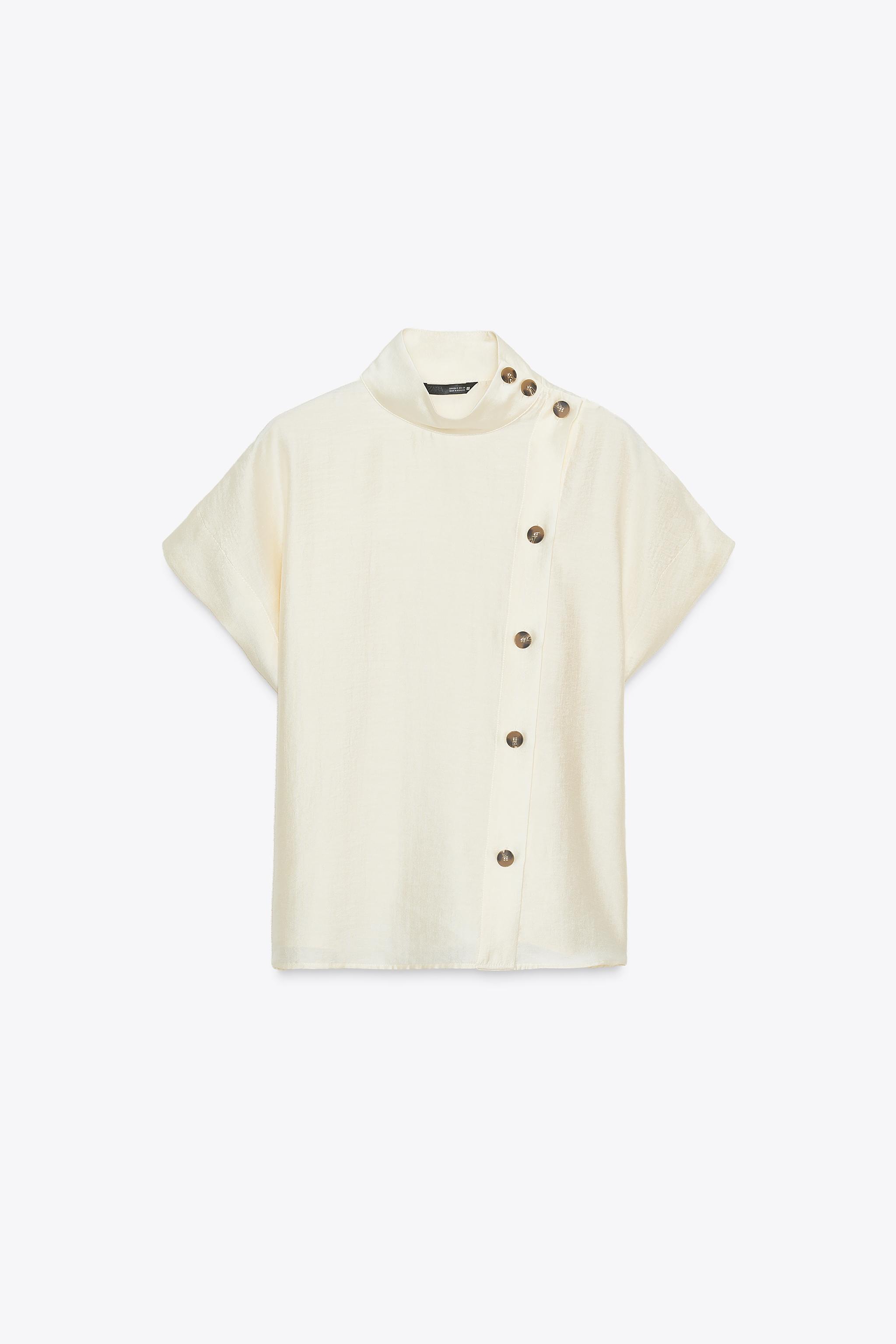 CONTRAST BUTTON SHIRT