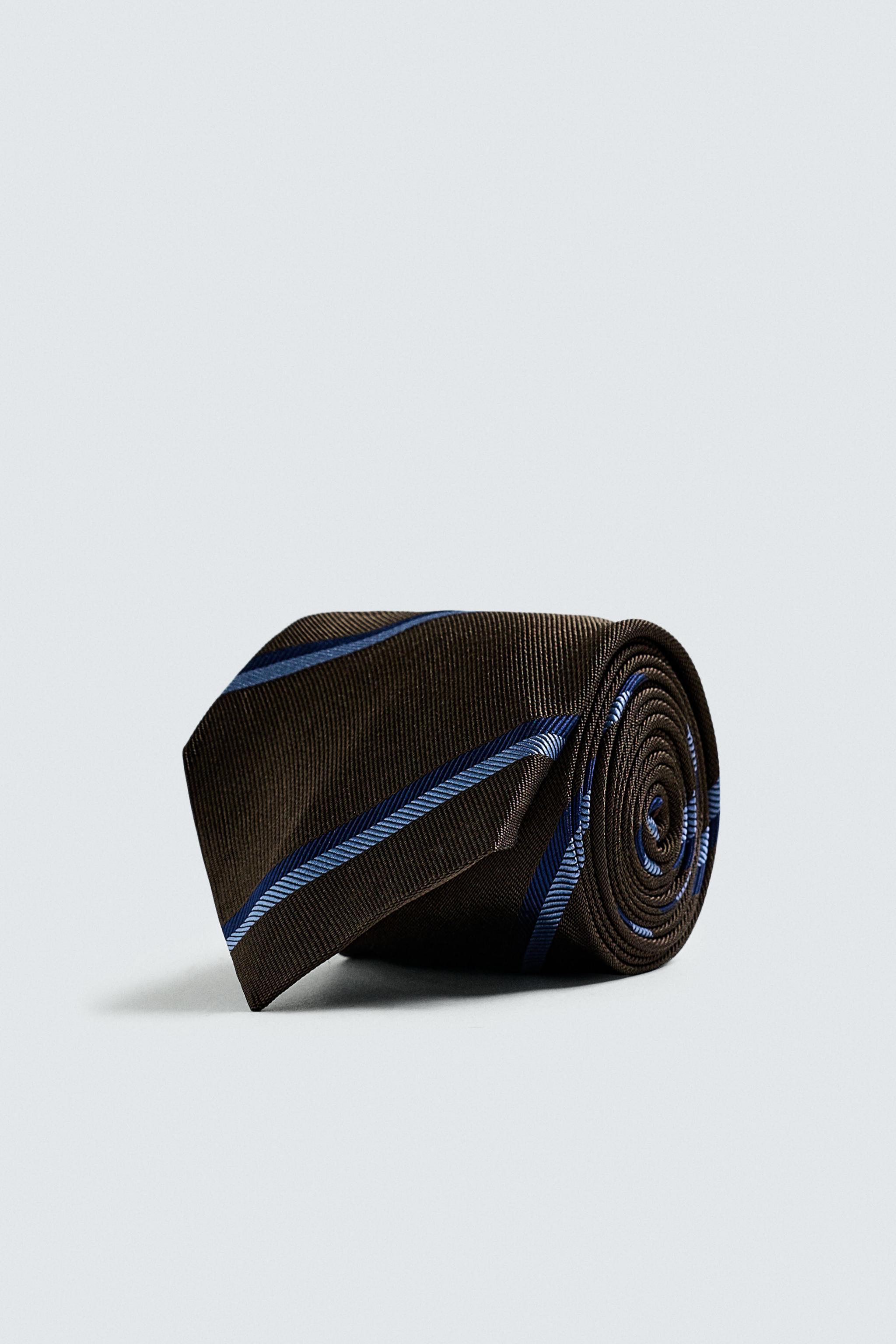 100% SILK STRIPED TIE