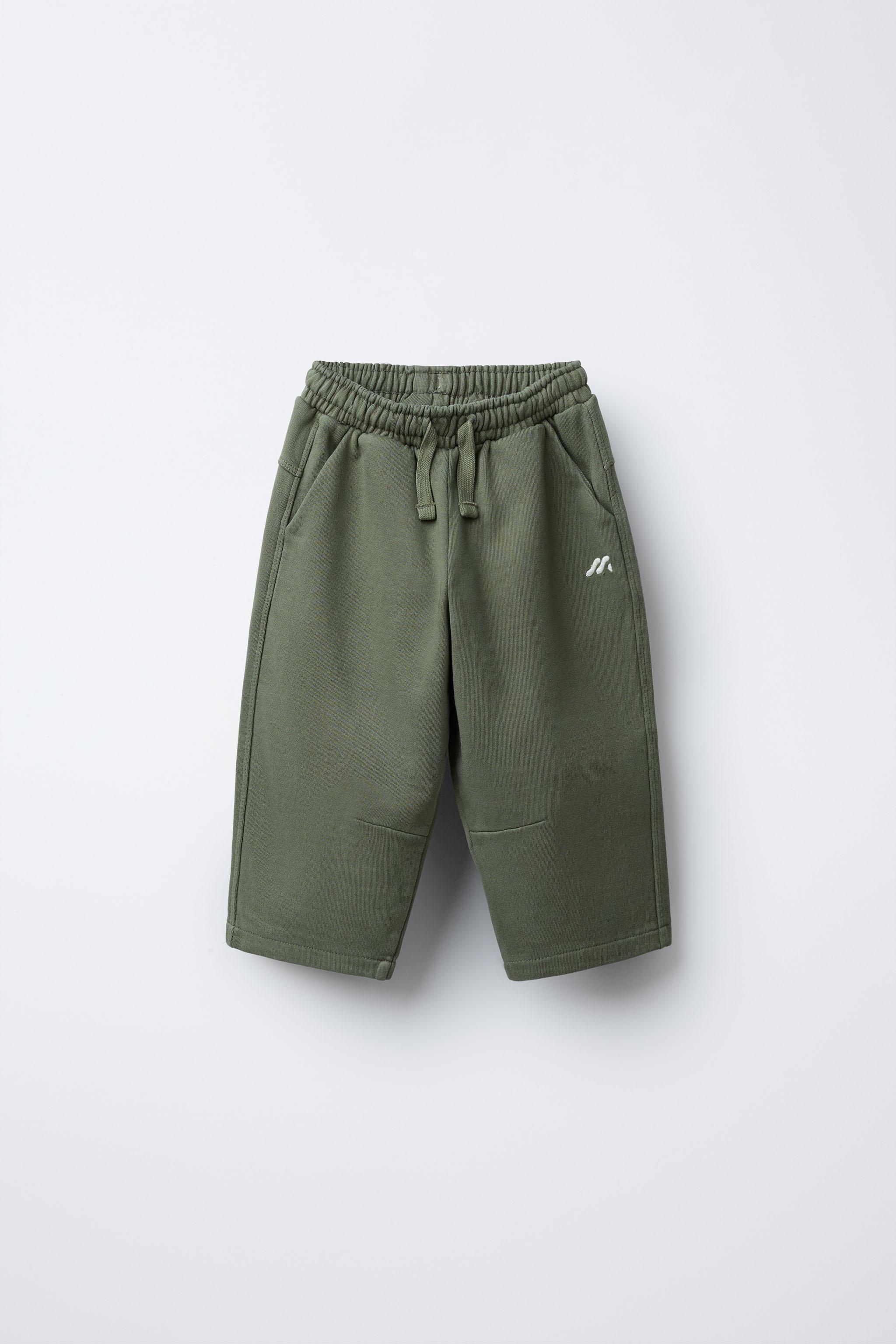 STRAIGHT LOGO PLUSH PANTS