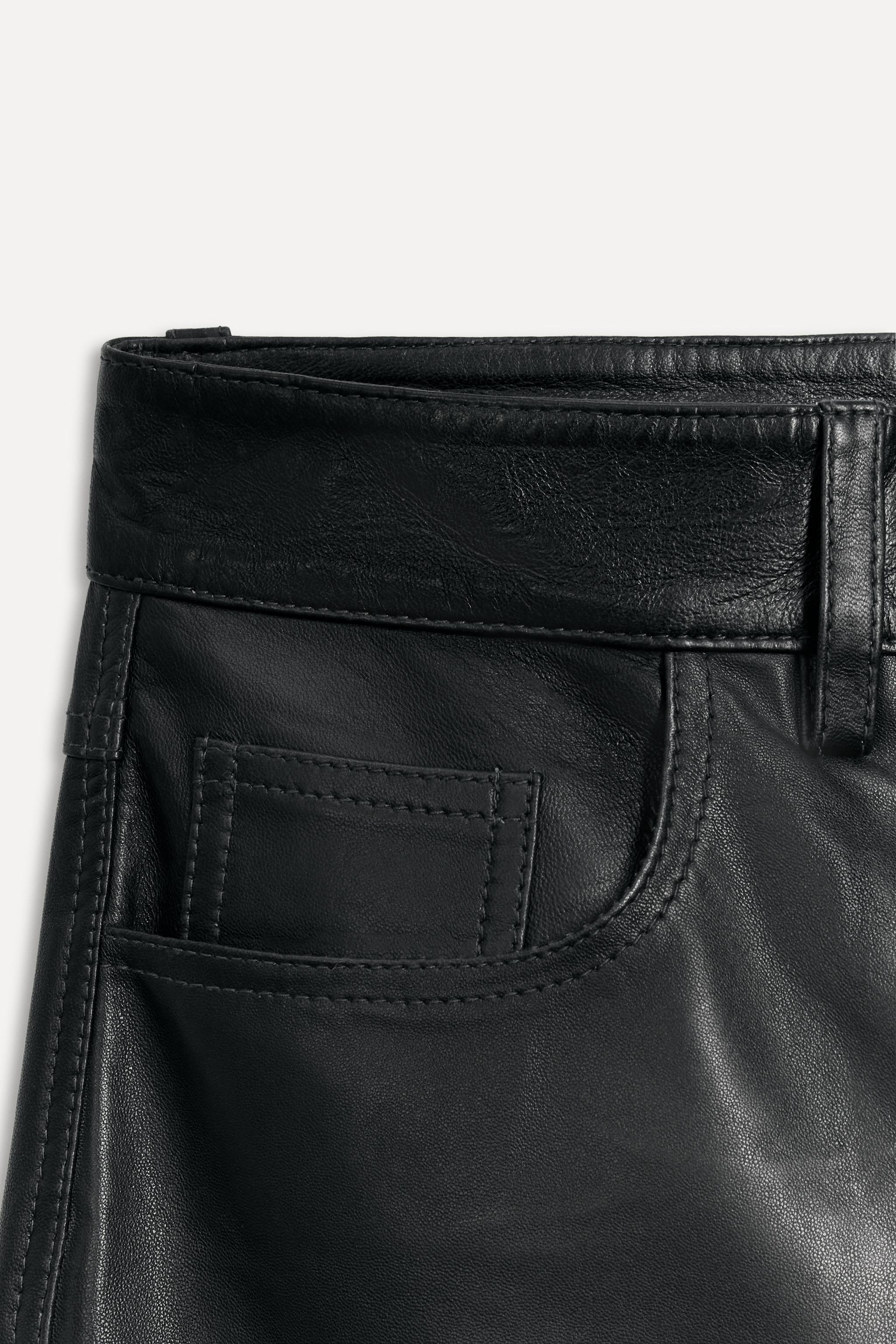 STRAIGHT LEATHER PANTS 50TH ANNIVERSARY