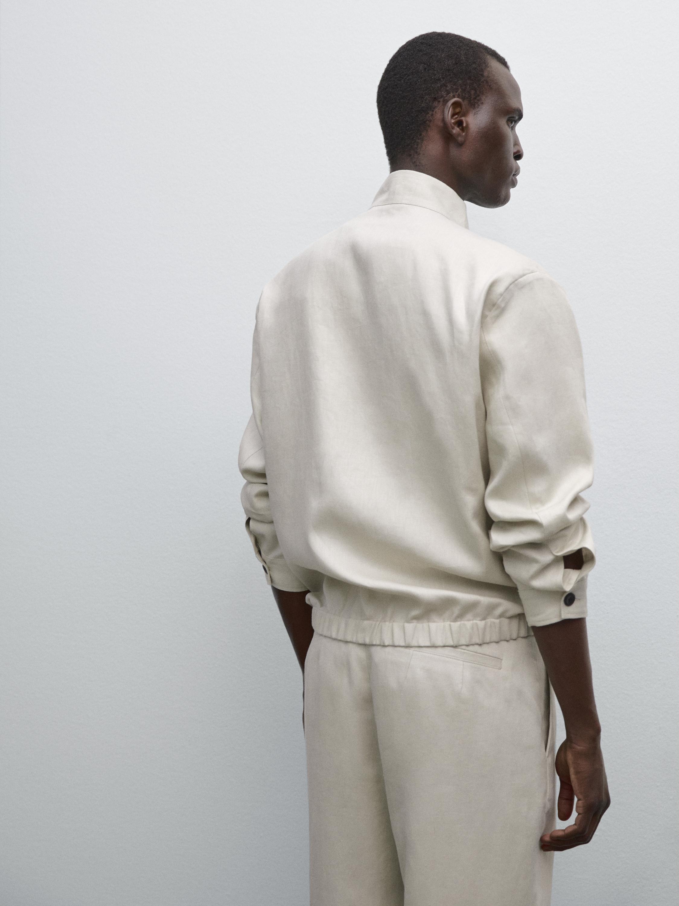 100% linen lightweight jacket