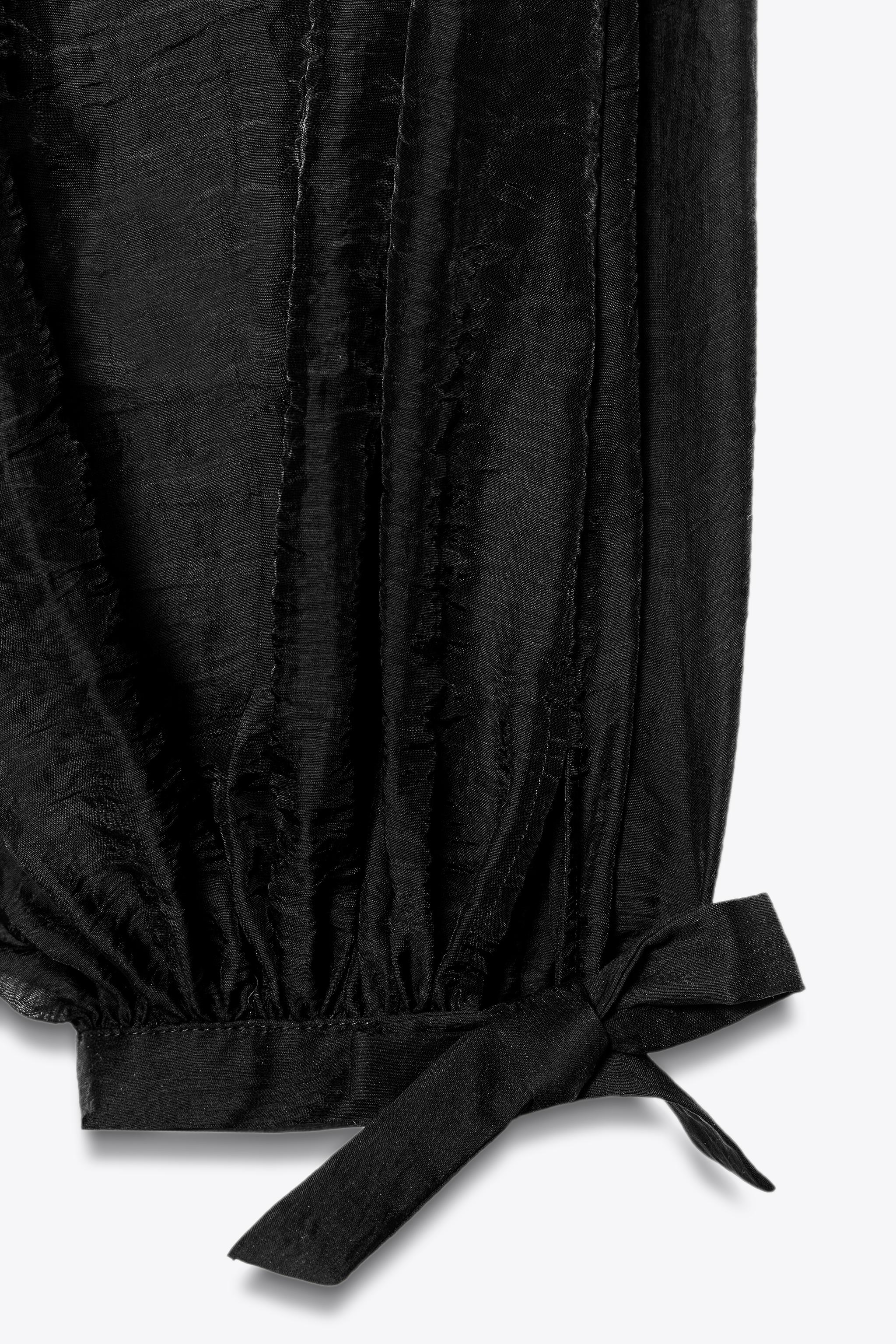 ZW COLLECTION TIE-HEM BALLOON PANTS