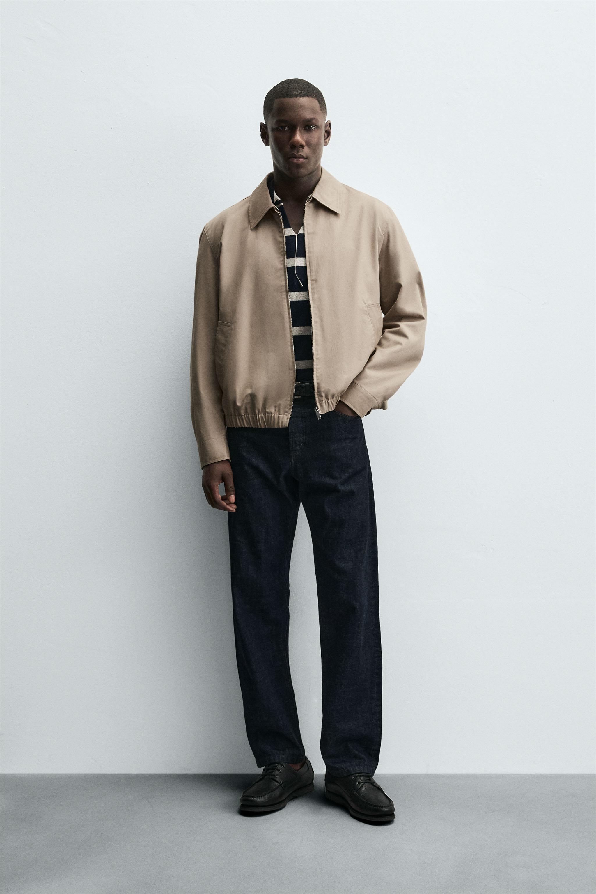 REGULAR FIT COTTON JACKET